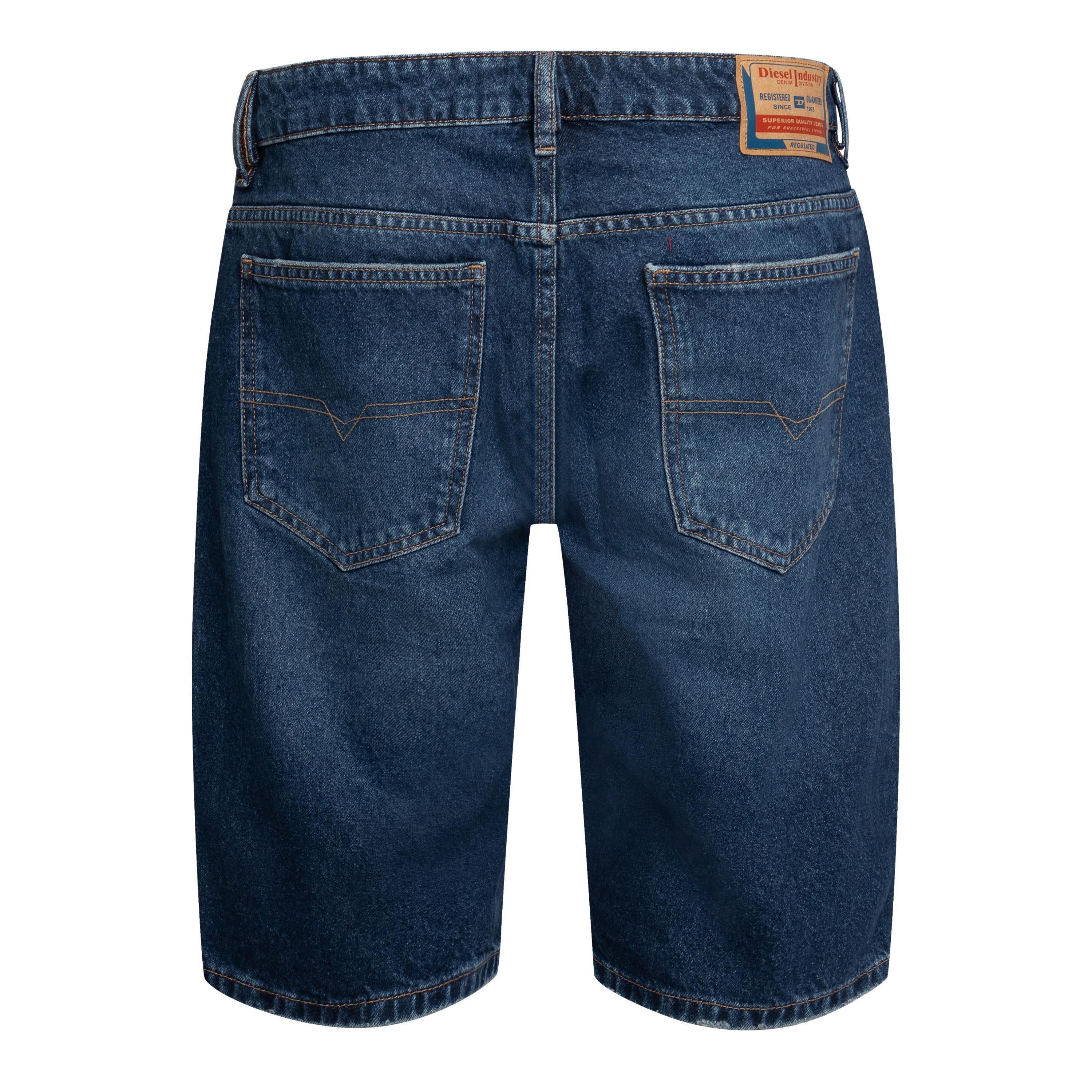 Blue Denim - Diesel - Men's Slim-Short Calzoncini Denim Shorts - 2