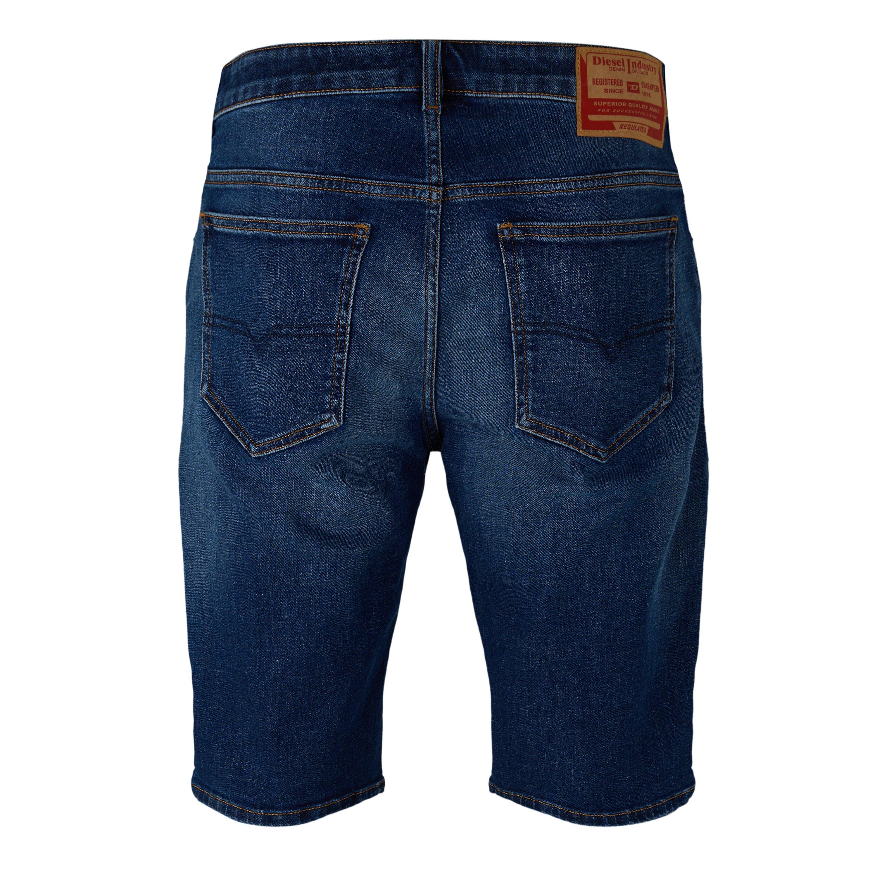 Blue Denim - Diesel - Men's Slim-Short Calzoncini Denim Shorts - 2