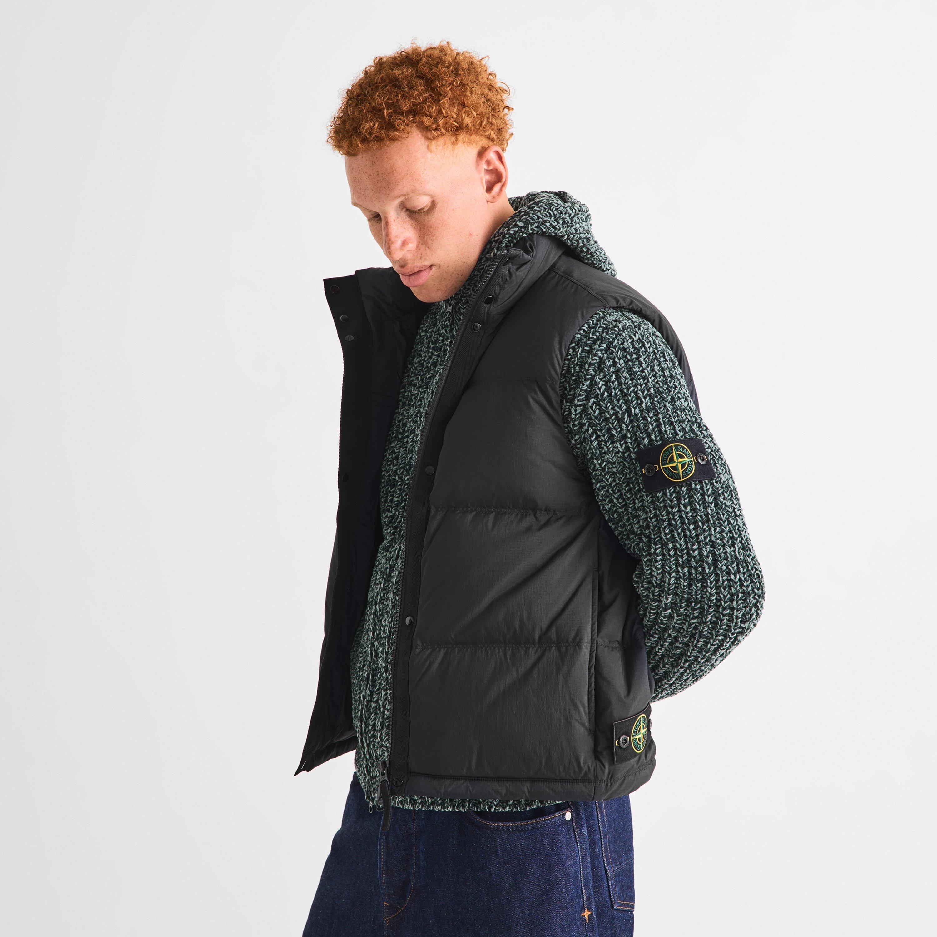 Black V0029 - Stone Island - Stone Cordura Gilet Sn64 - 3