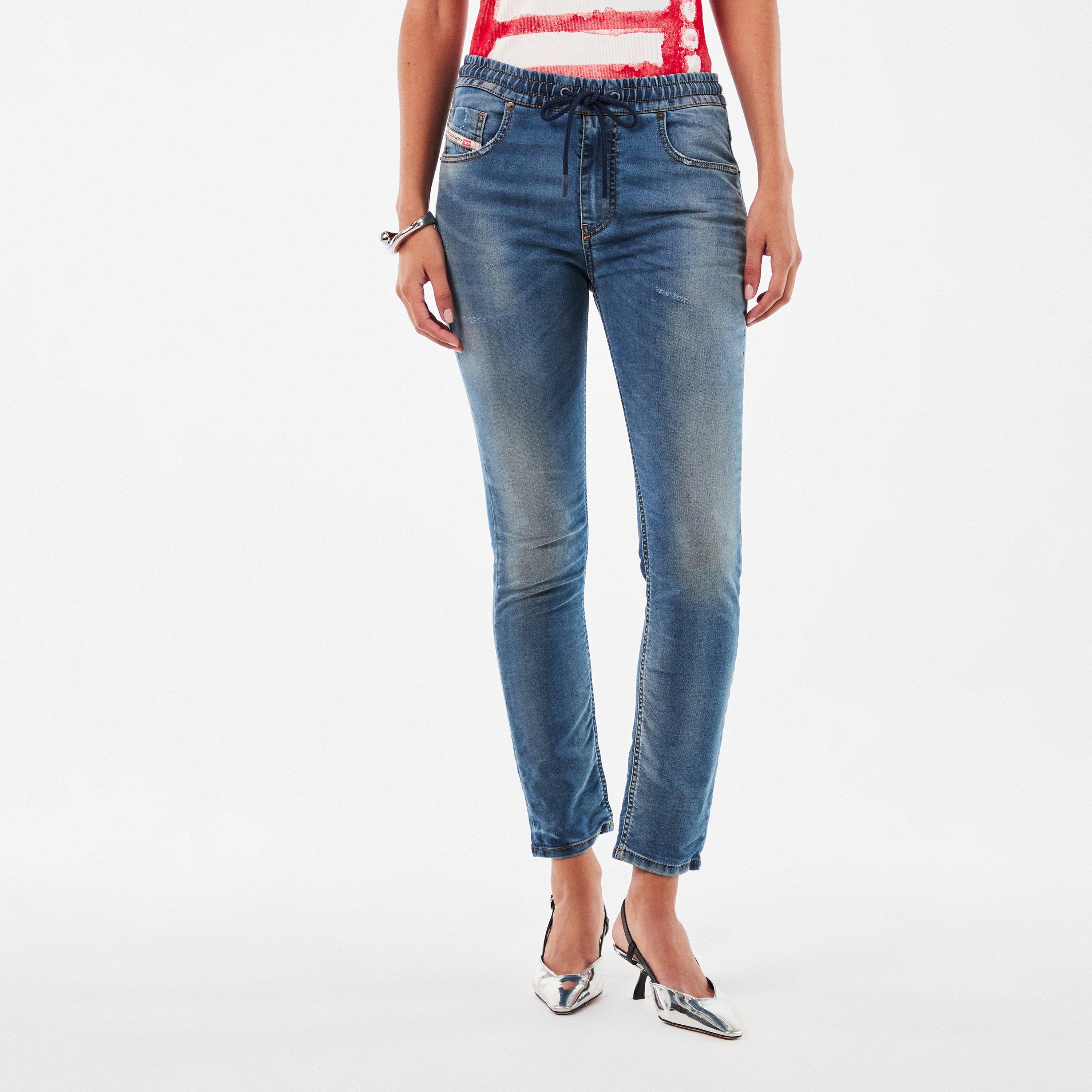 Blue Denim - Diesel - Women's Wide Leg Jeans - 3