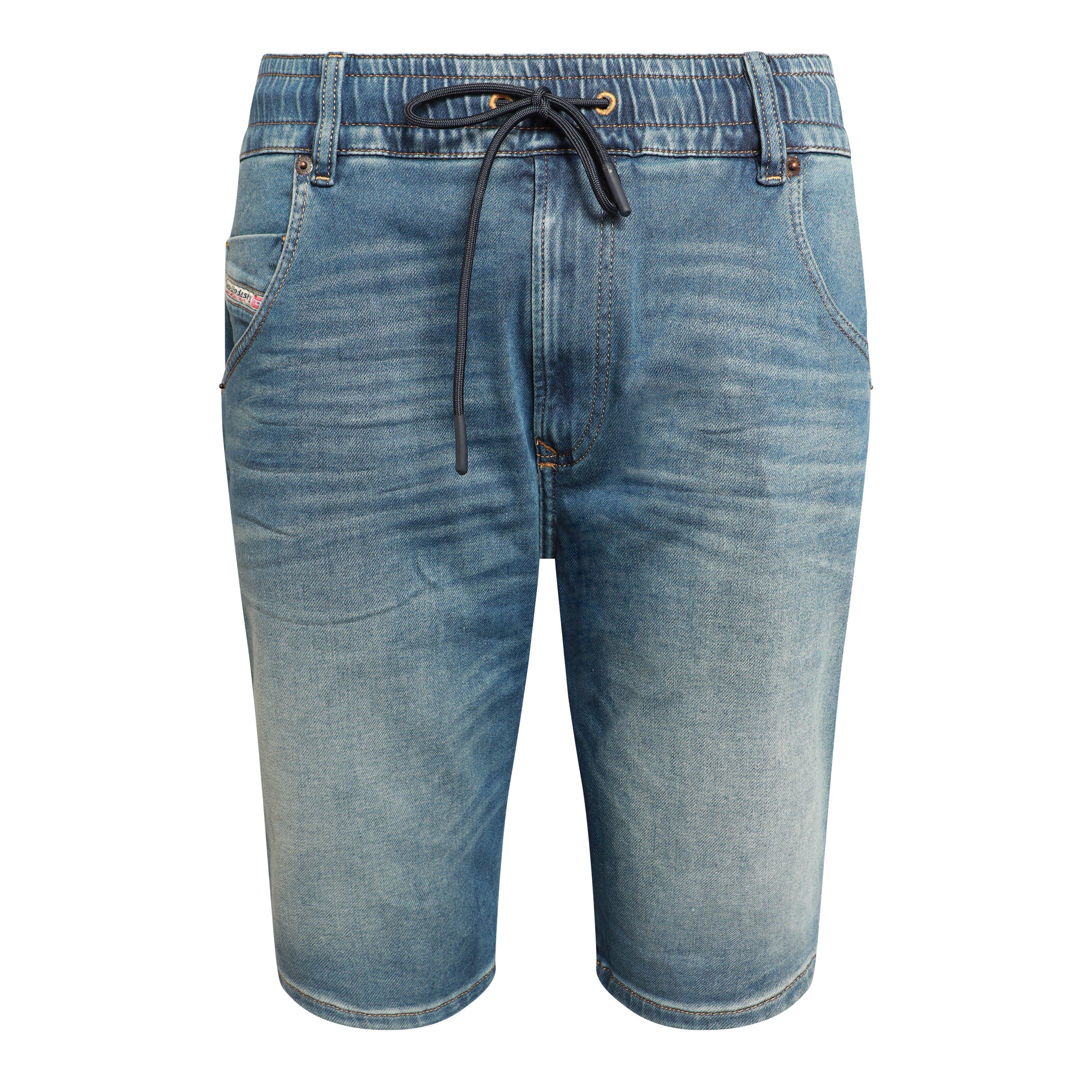 Blue Denim - Diesel - Men's D-Krooshort-Z Denim Shorts - 1
