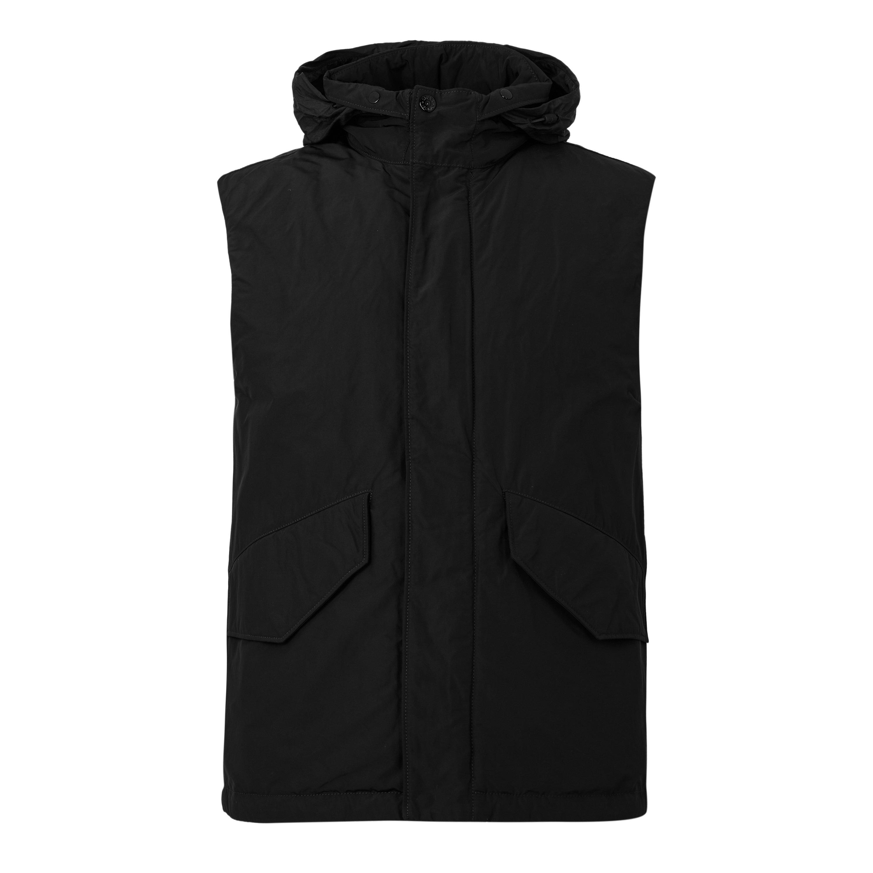 Black V0029 - Stone Island - Stone Micro T Gilet Sn64 - 1