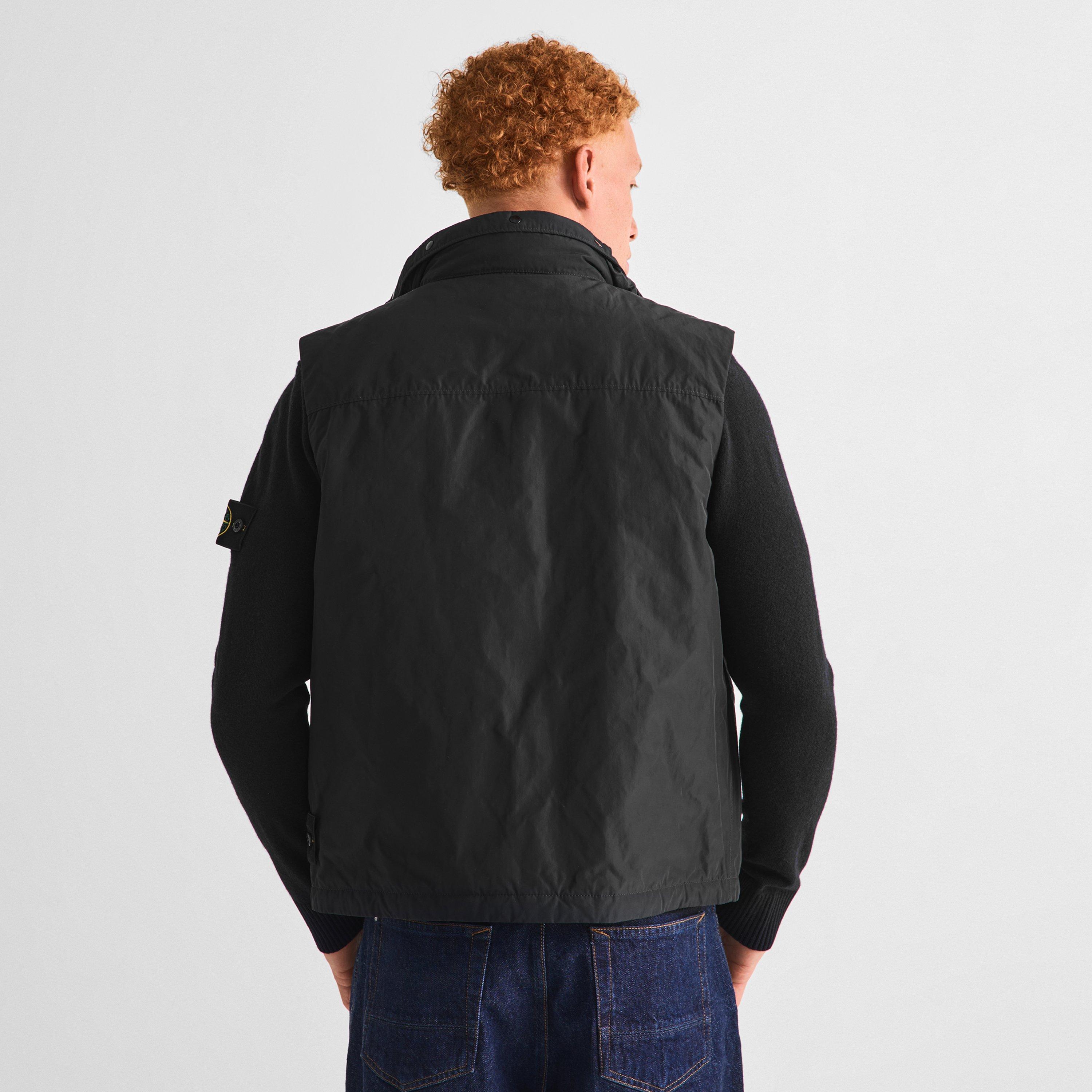 Black V0029 - Stone Island - Stone Micro T Gilet Sn64 - 4
