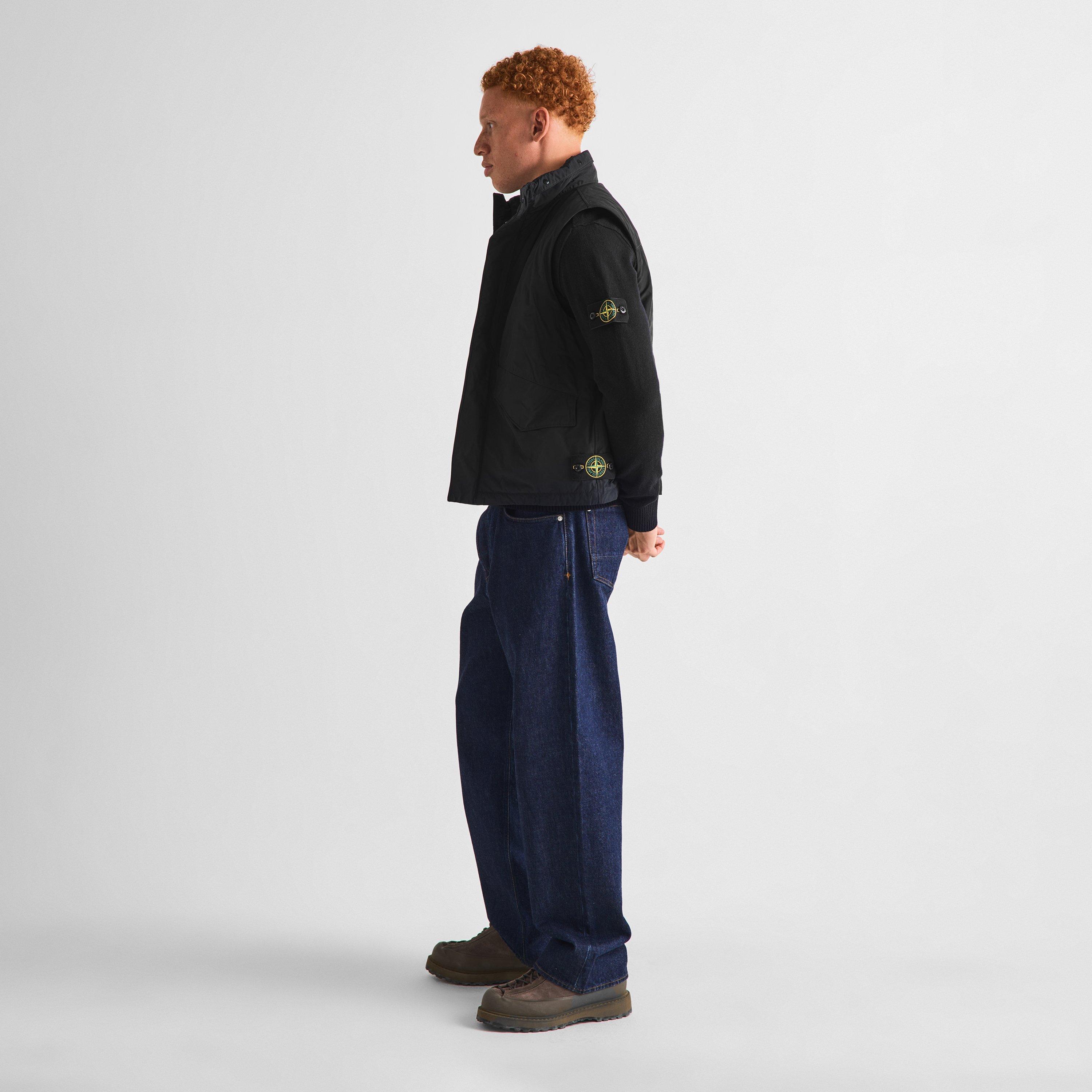 Black V0029 - Stone Island - Stone Micro T Gilet Sn64 - 6
