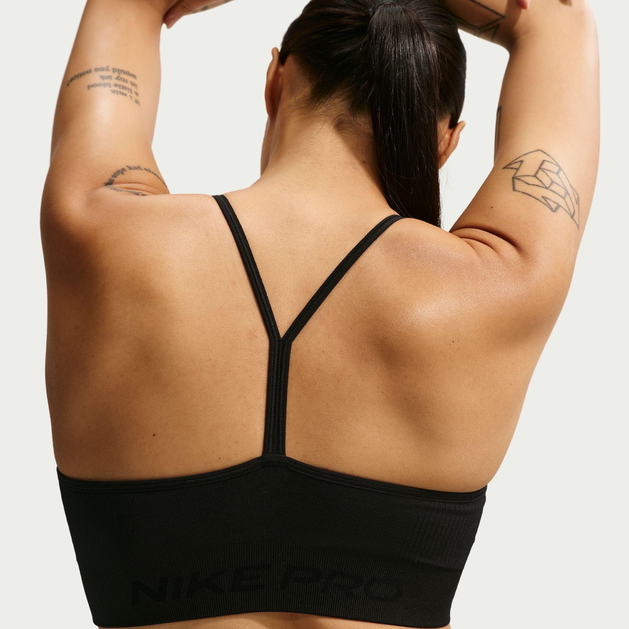 Schwarz - Nike - Women's Medium Impact Non Wired Sports Bra - 2