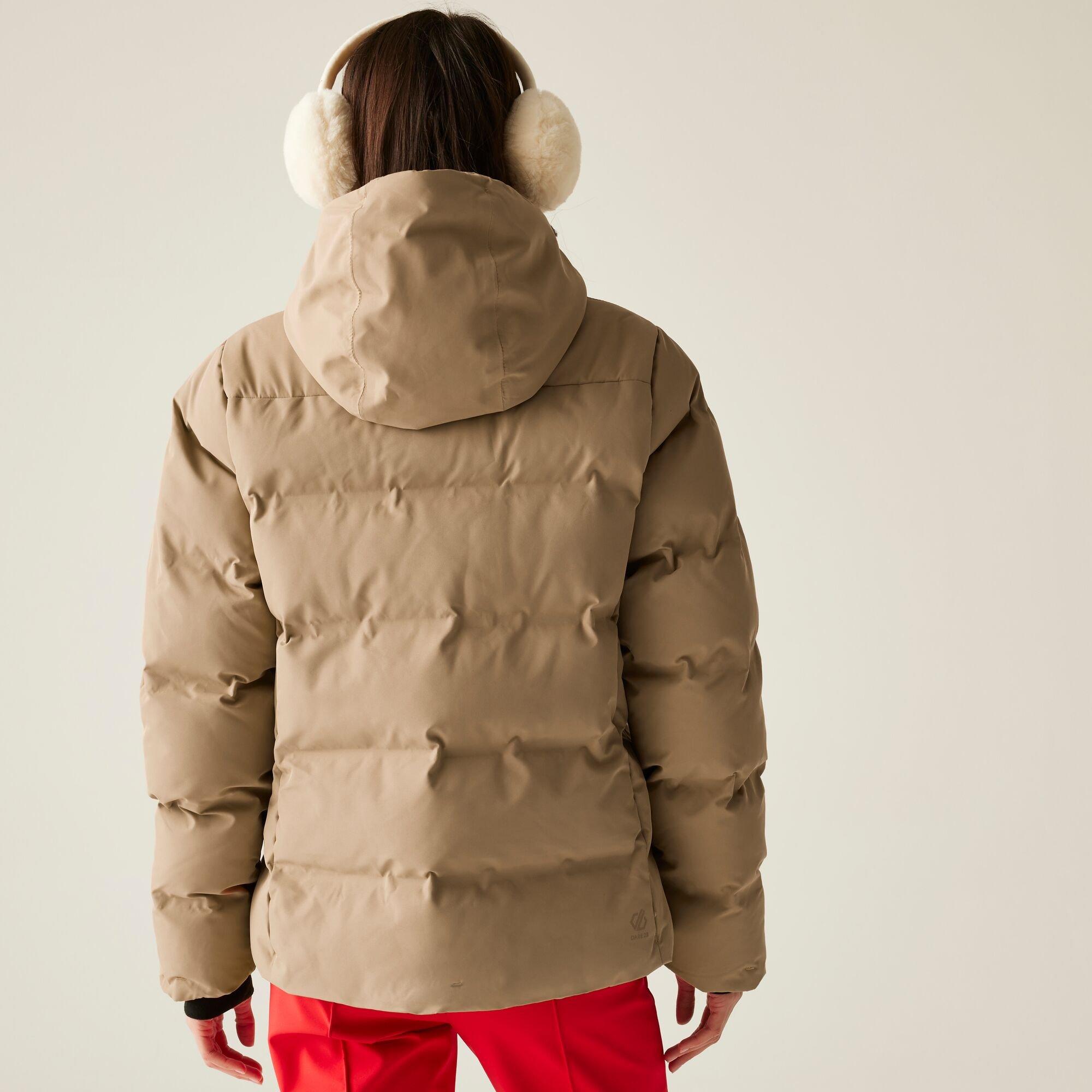 Cashmere - Dare 2b - Women's Entrusted Quilted Hooded Insulated Waterproof Jacket - 2