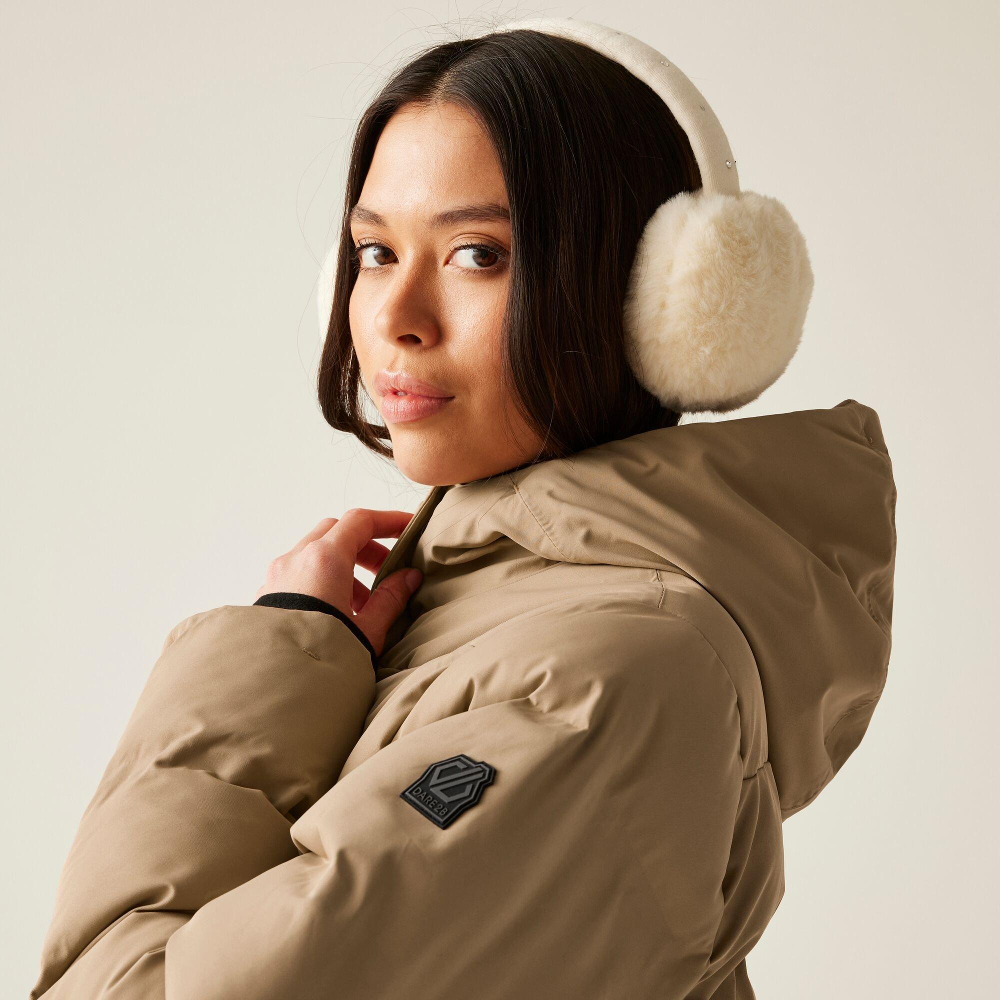 Cashmere - Dare 2b - Women's Entrusted Quilted Hooded Insulated Waterproof Jacket - 7