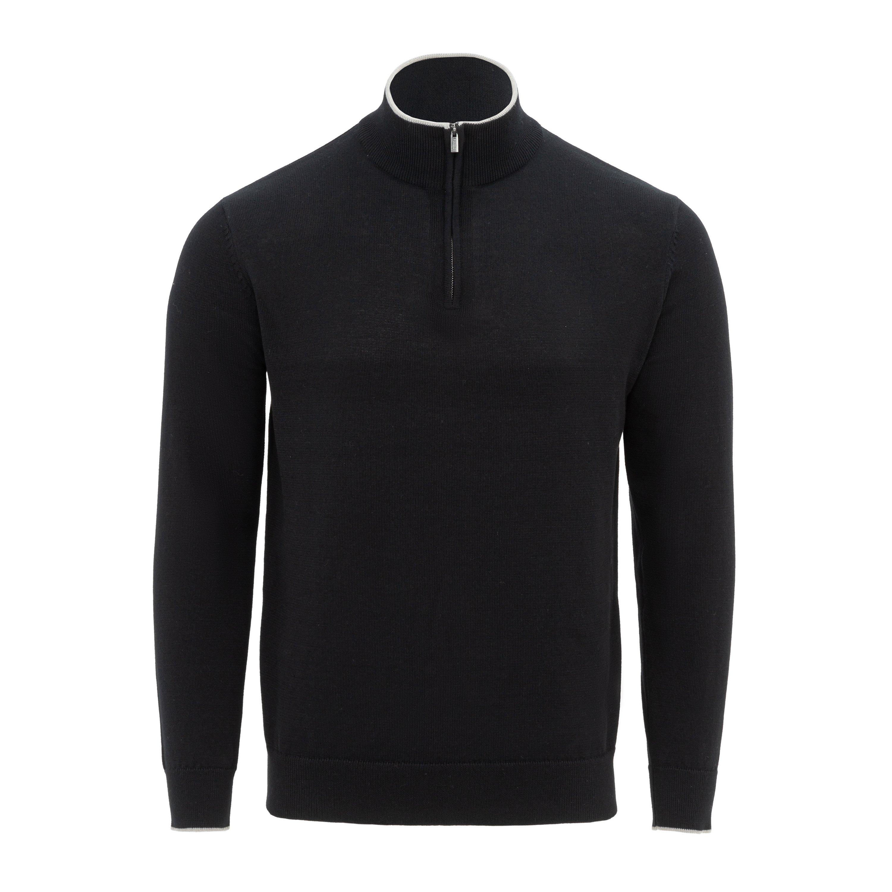 Noir/gris - Firetrap - Mens Jumper Polo - 1