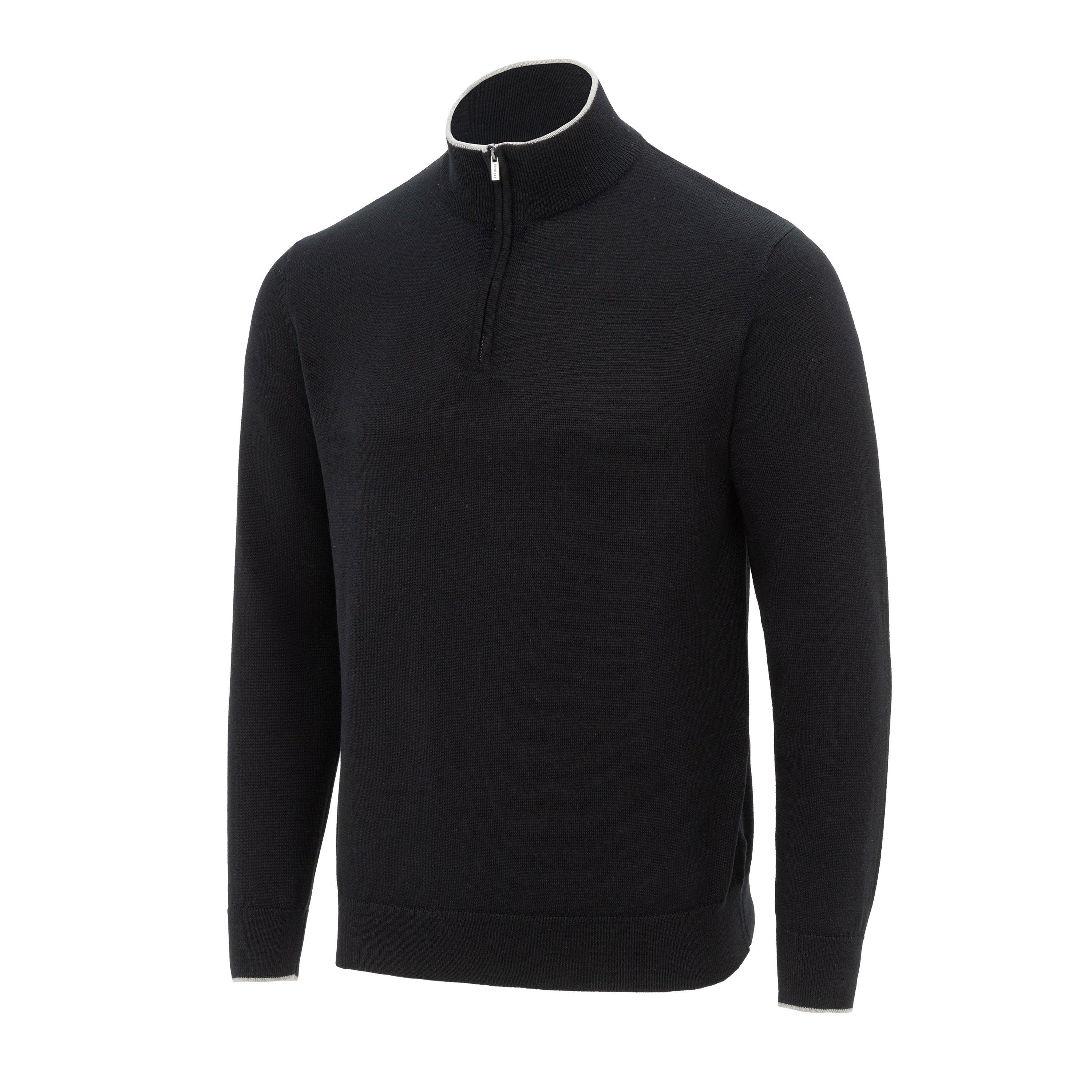 Noir/gris - Firetrap - Mens Jumper Polo - 3