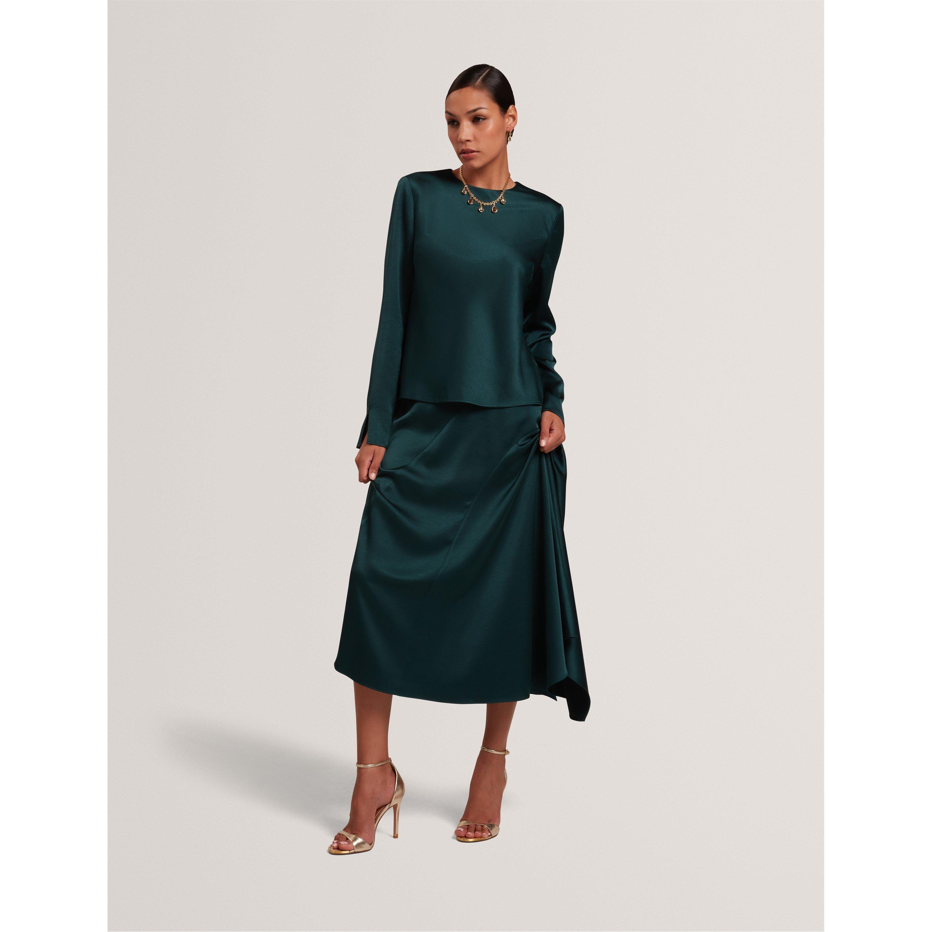Verde Scuro - Ted Baker - Ted Midi Skirt Ld61 - 5