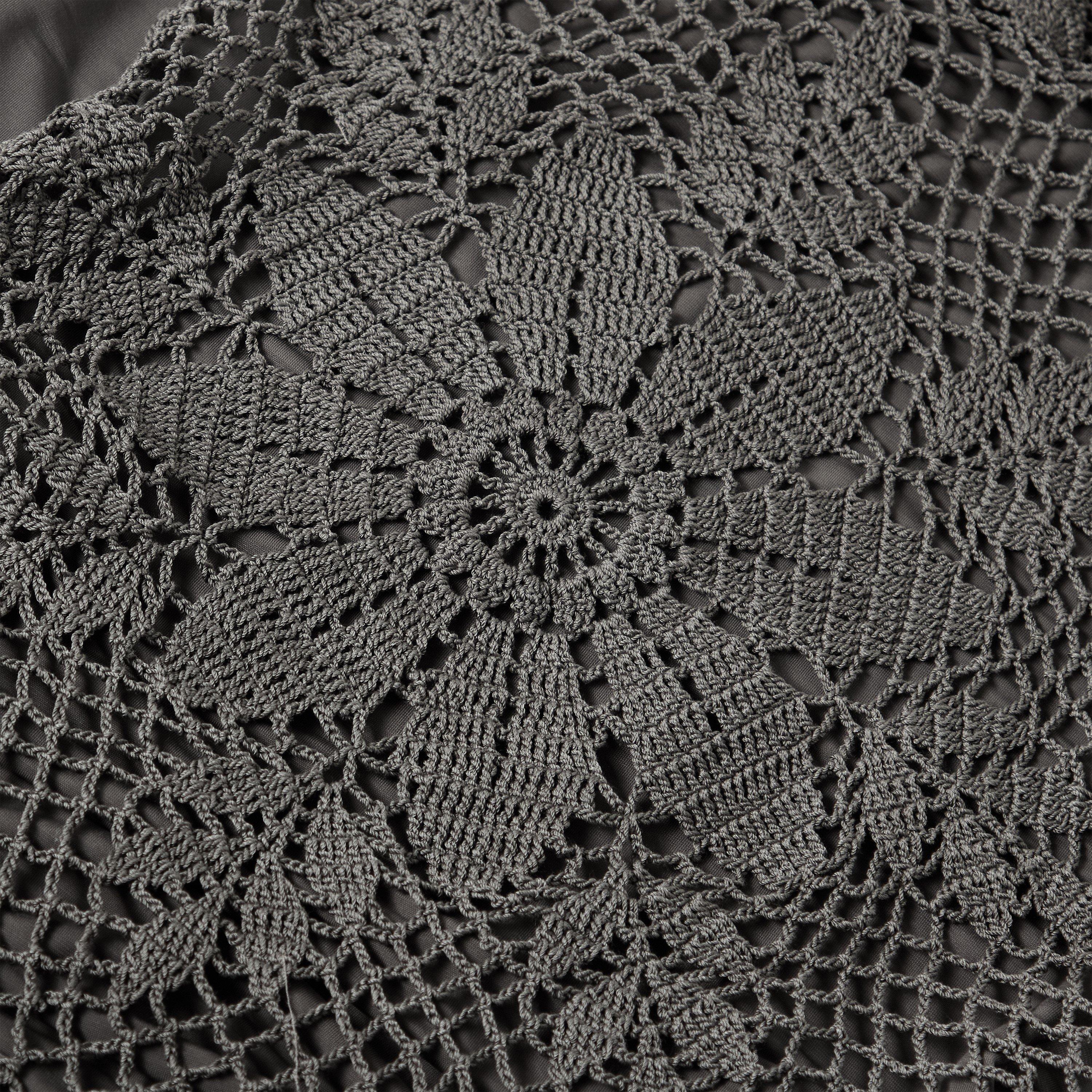 Brown - Magda Butrym - Women's Crochet Woven Cami Vest - 5