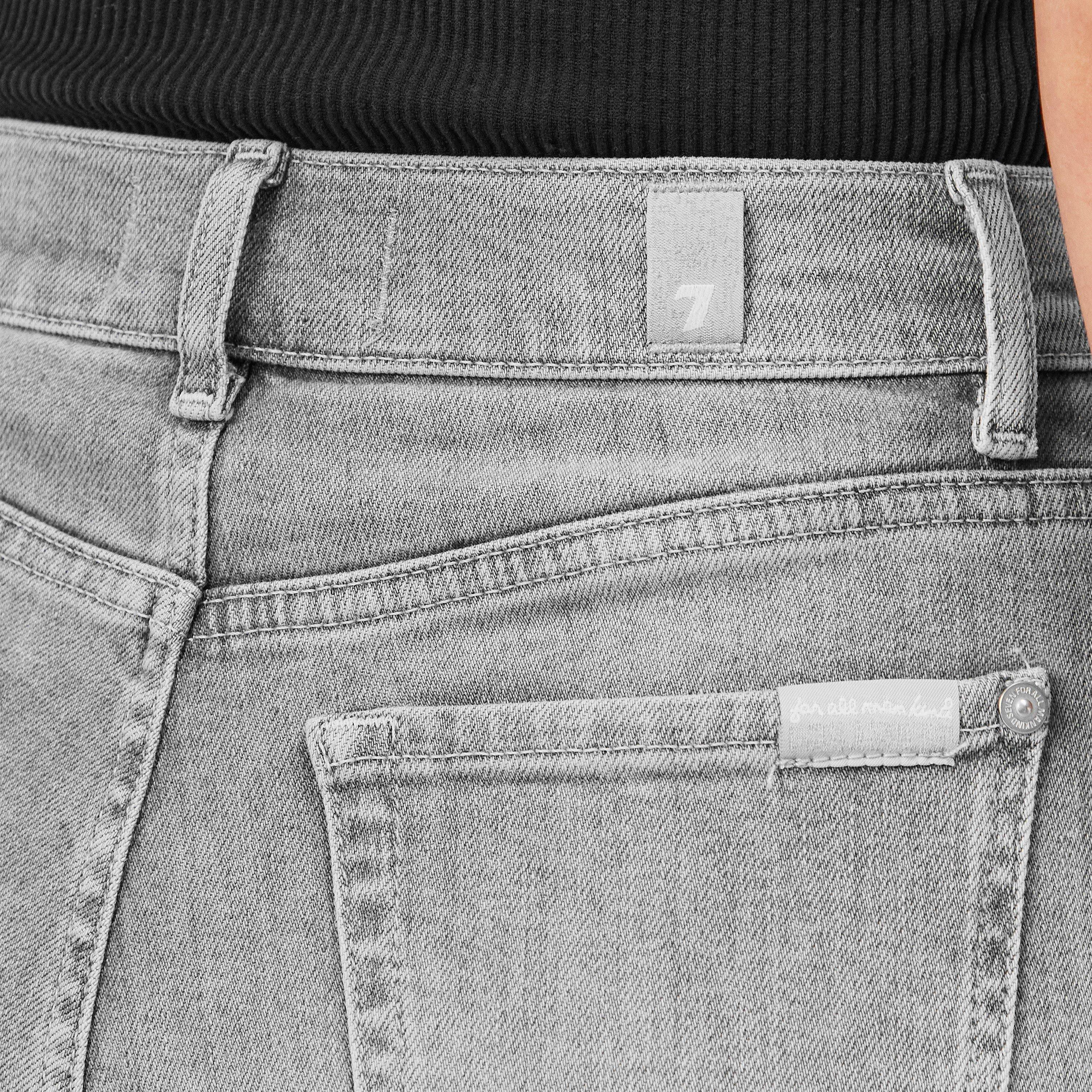 Grey - 7 For All Mankind - Women's Lotta Wide Leg Jeans - 5