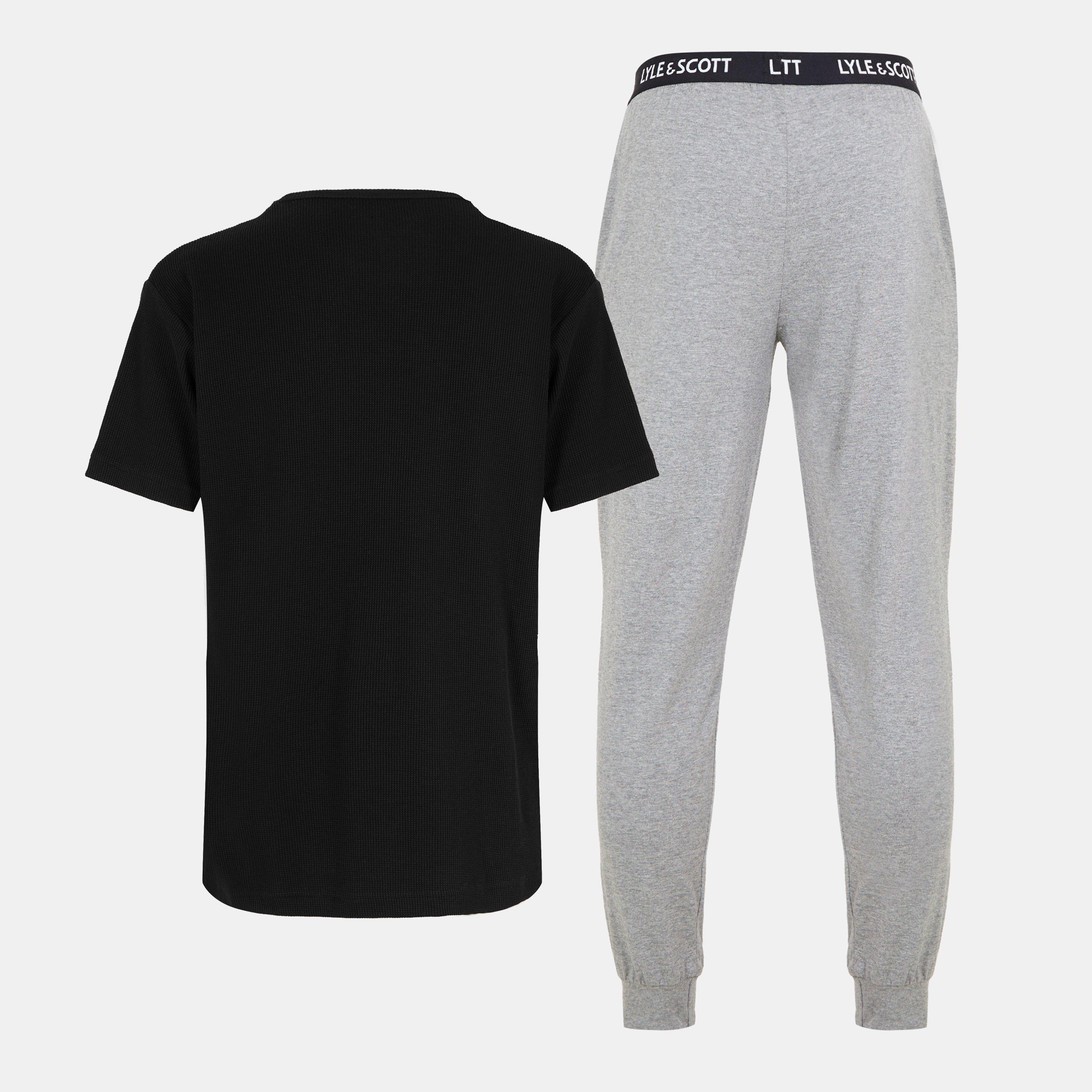 Negro/Gris - Lyle and Scott - Short-Sleeve Pyjama Set - 2
