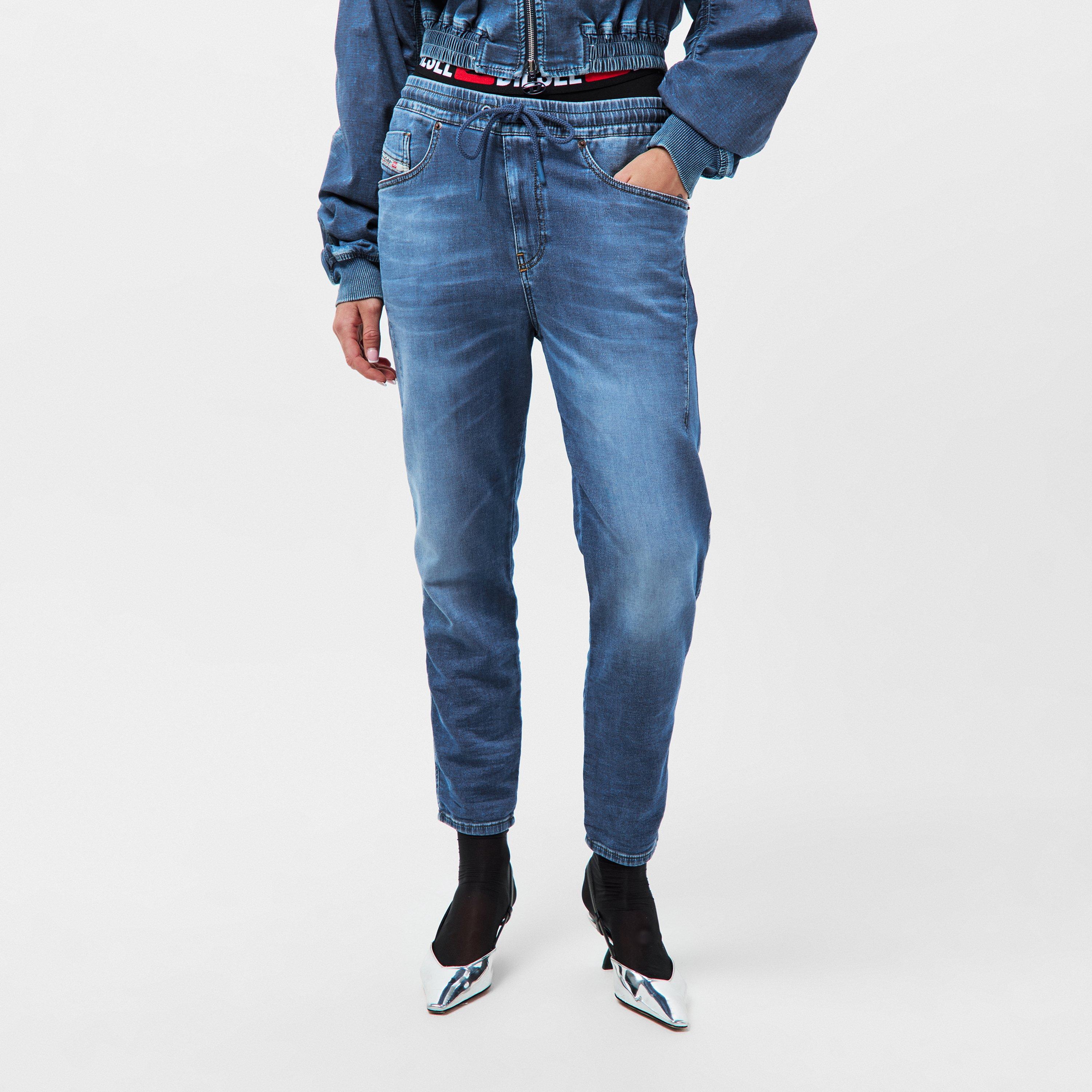 Blue Denim - Diesel - Women's Wide Leg Jeans - 3