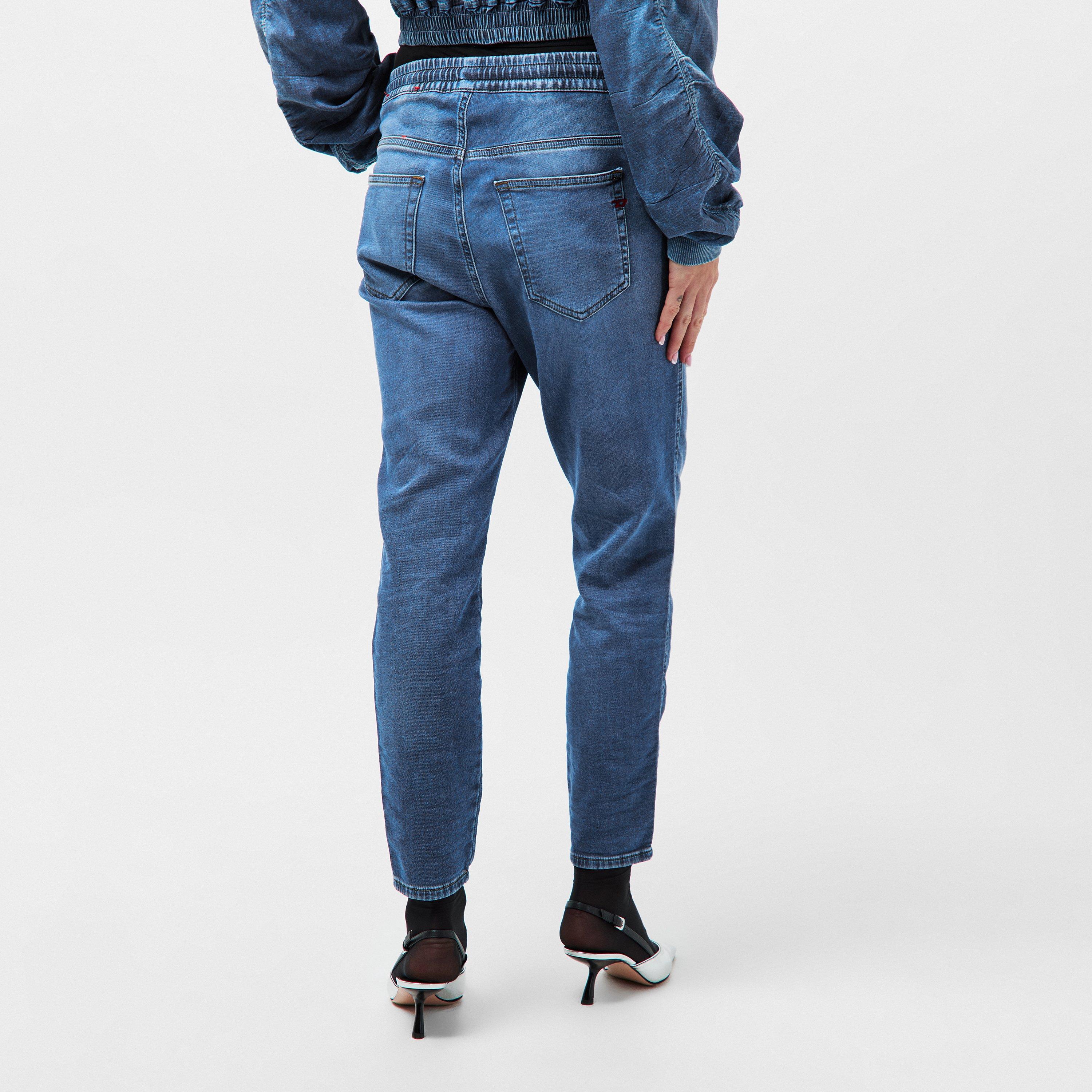 Blue Denim - Diesel - Women's Wide Leg Jeans - 4