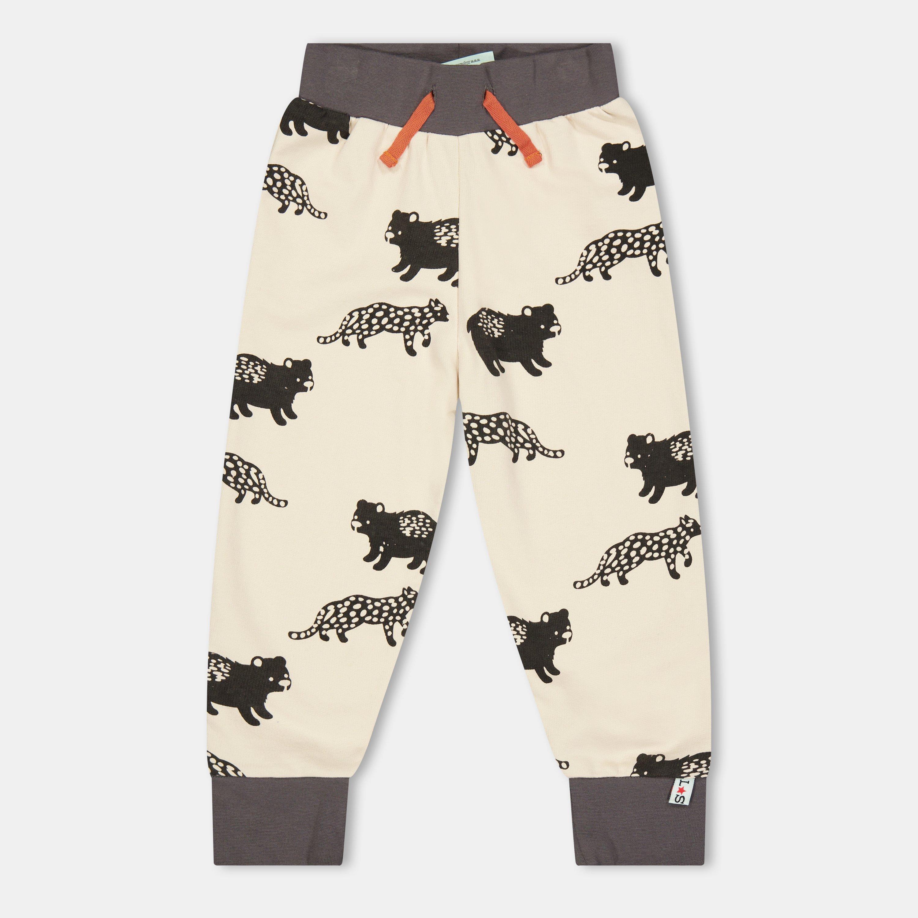 Bianco - Lilly and Sid - Leopard Closed Hem Fleece Jogger - 1