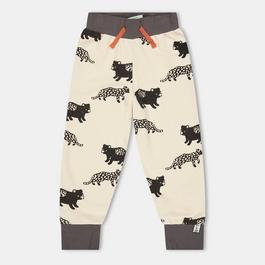 Lilly and Sid Leopard Closed Hem Fleece Jogger