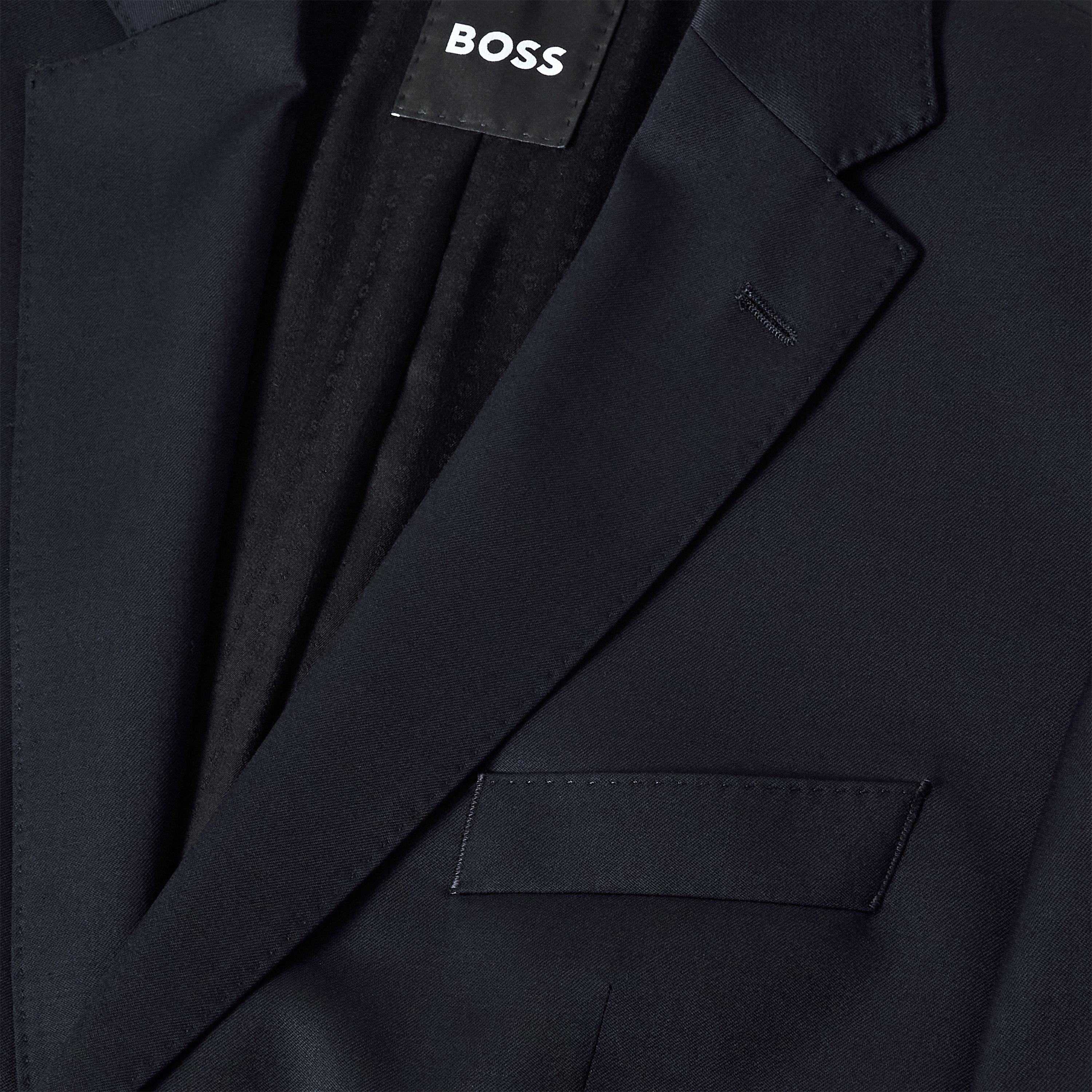 Dark Blue - Boss - Men's H Jeckson Formal Jacket - 3