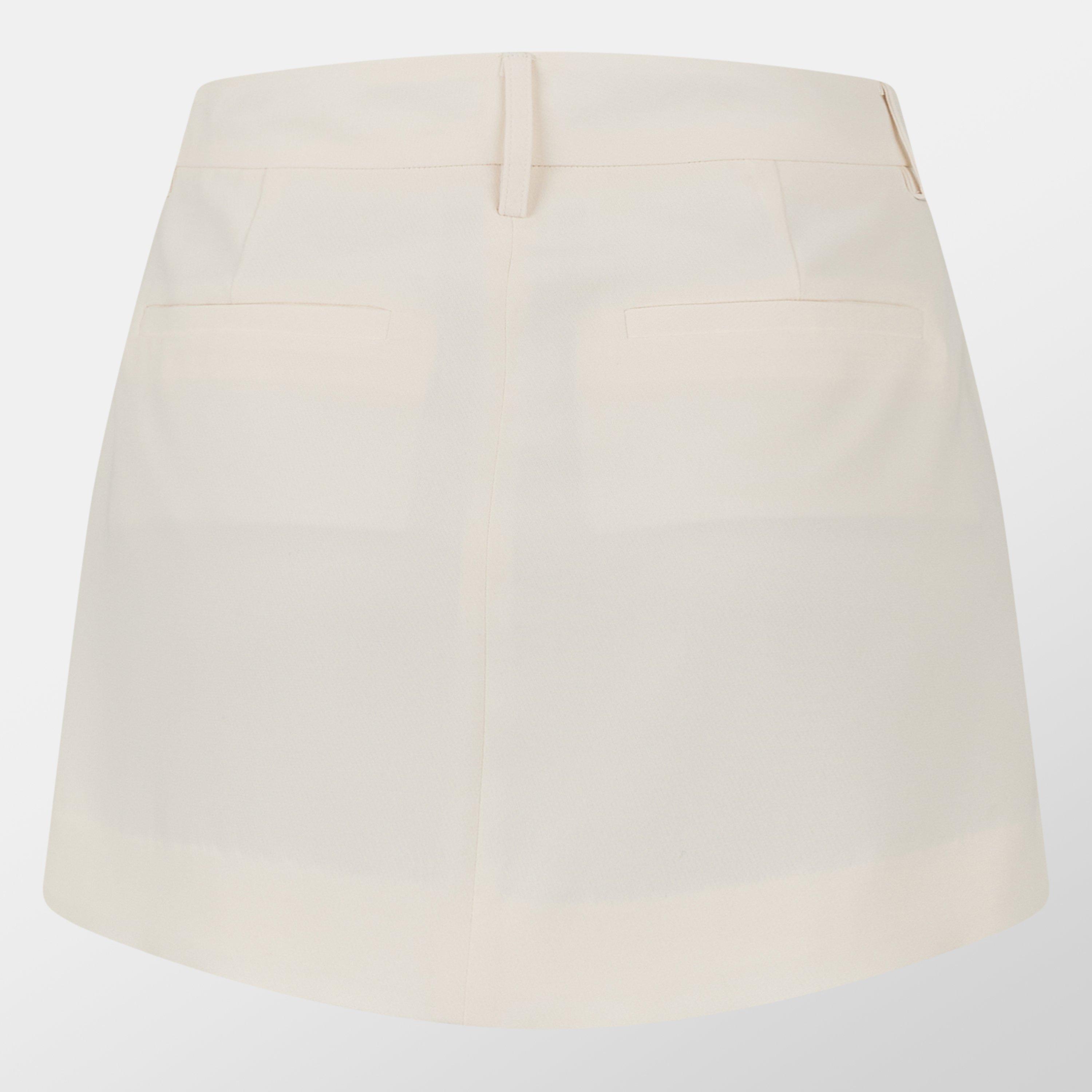 cloud white001 - Good American - Women's Luxe Suiting Mini Skirt - 2