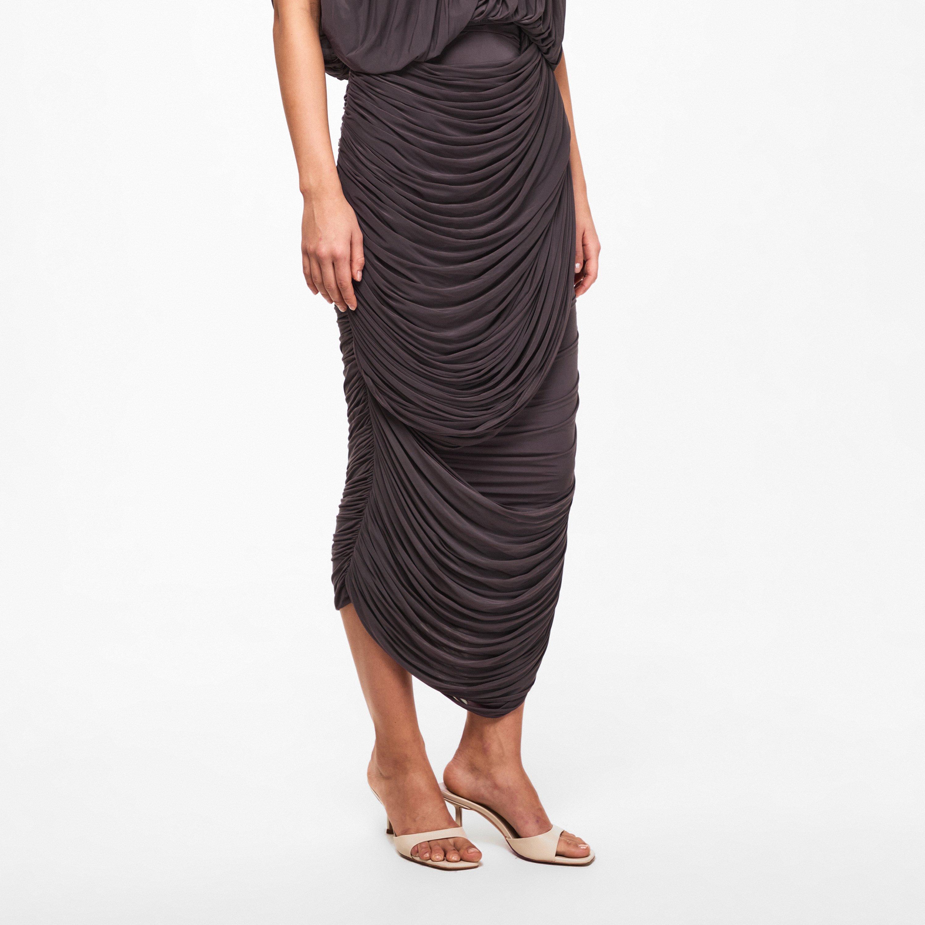 Brown - Magda Butrym - Women's Midi Skirt - 3