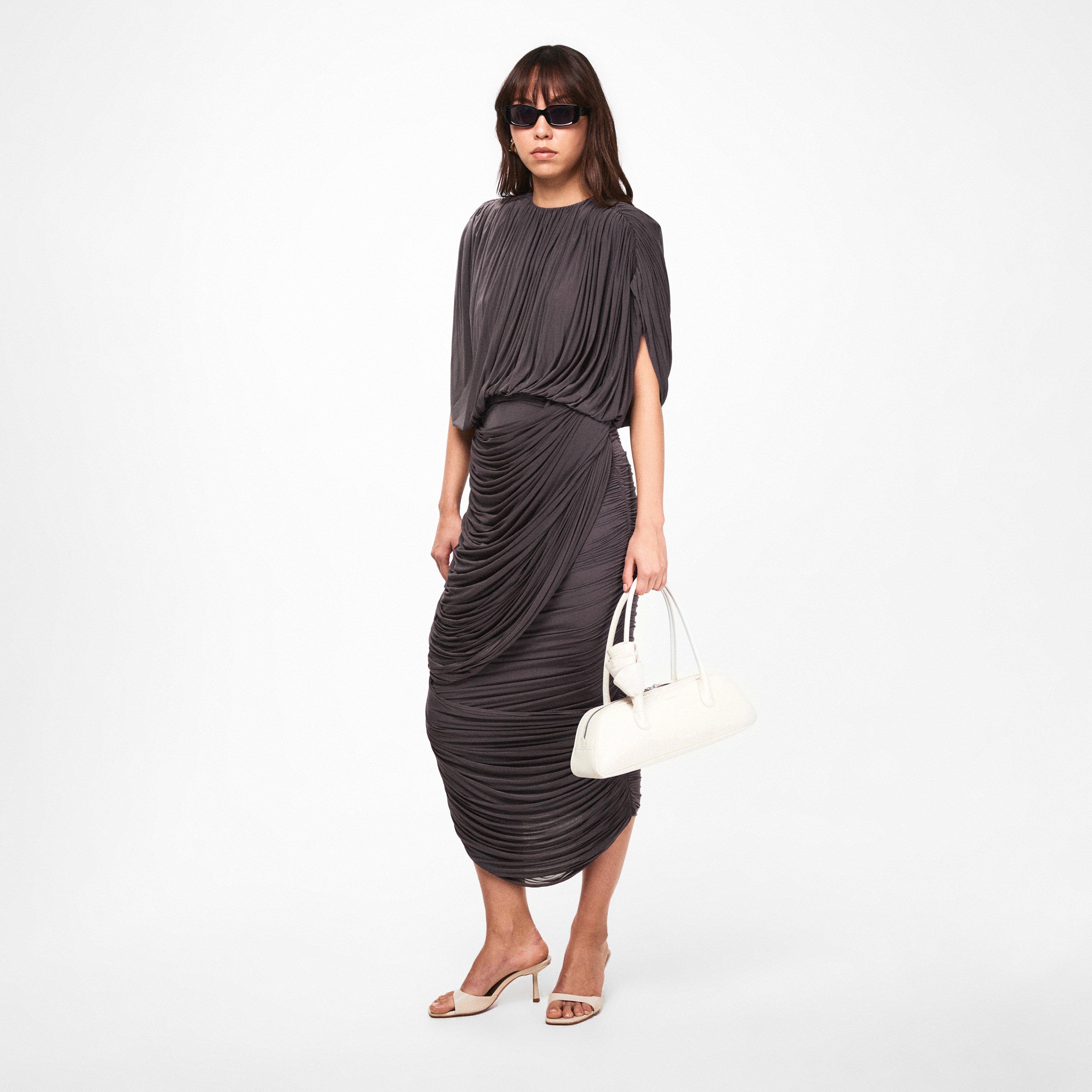 Brown - Magda Butrym - Women's Midi Skirt - 6