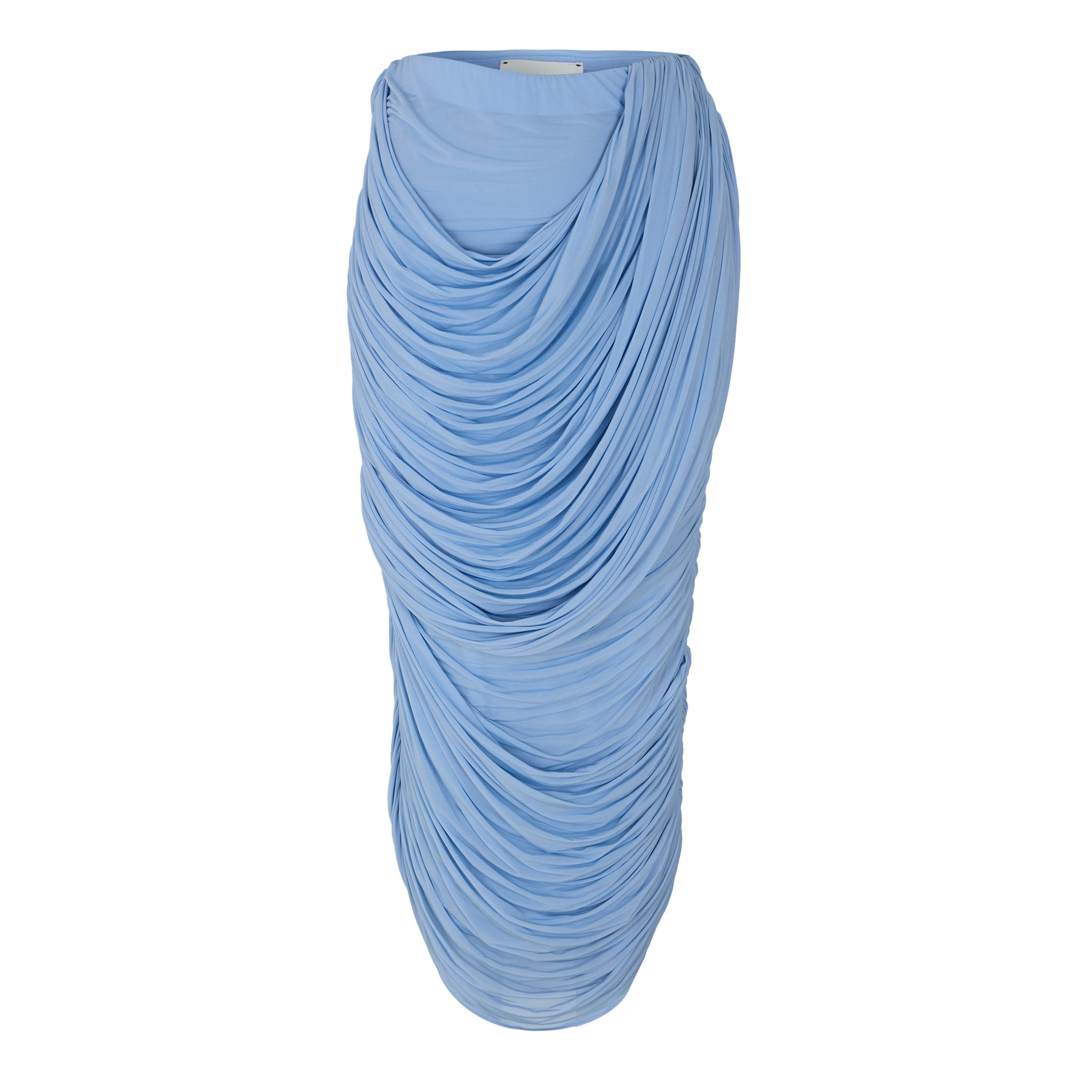 Magda Butrym Women's Midi Skirt - Light Blue