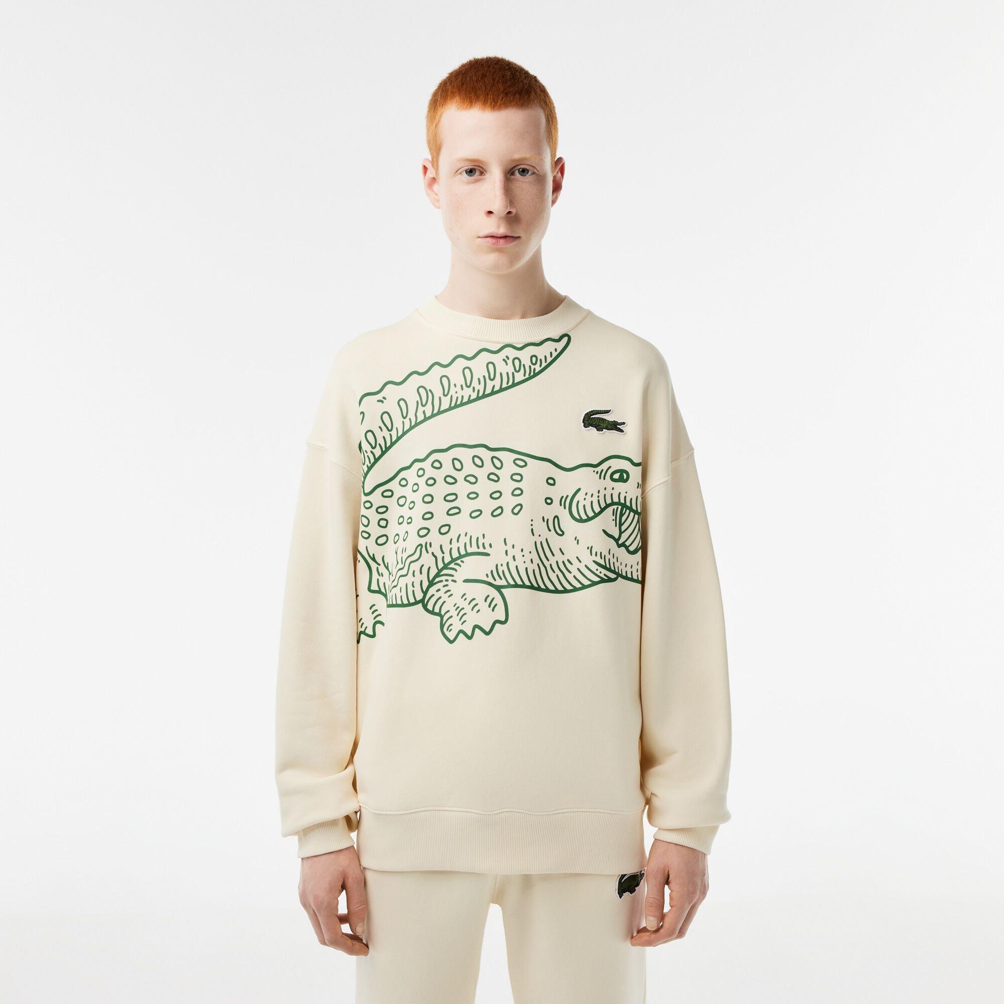 Lacoste Men's Lapland Croc Logo Crew Neck Jumper - 2XL