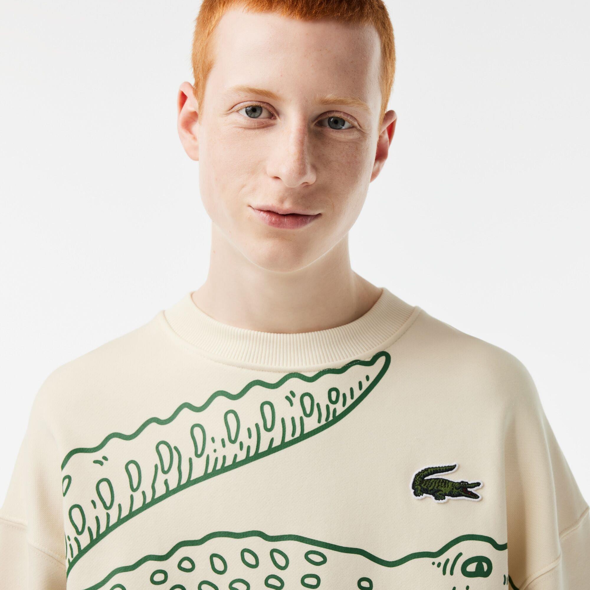 Lapónia - Lacoste - Men's Croc Logo Crew Neck Jumper - 2