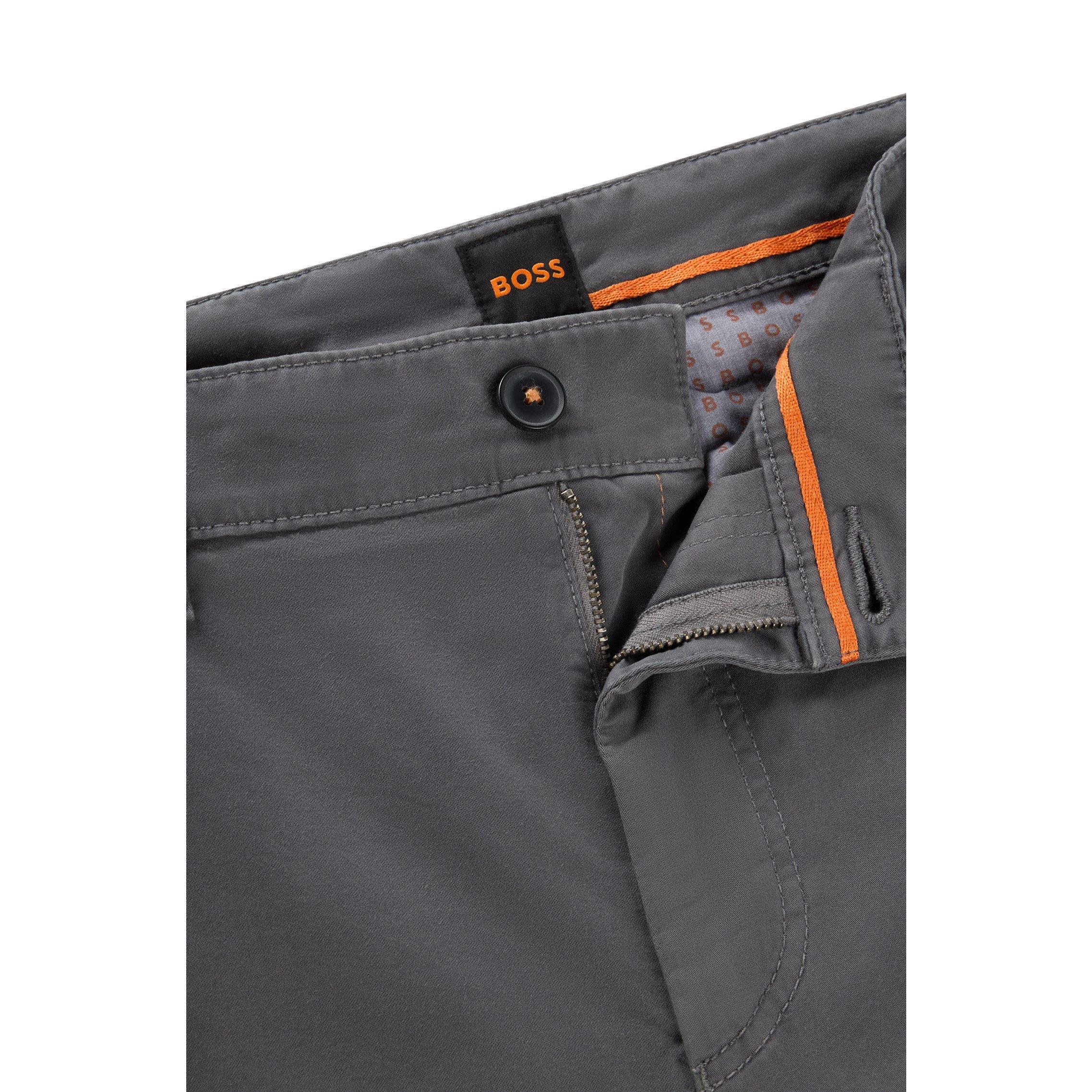 Grey - Boss - Men's Tapered Fit Chinos - 6