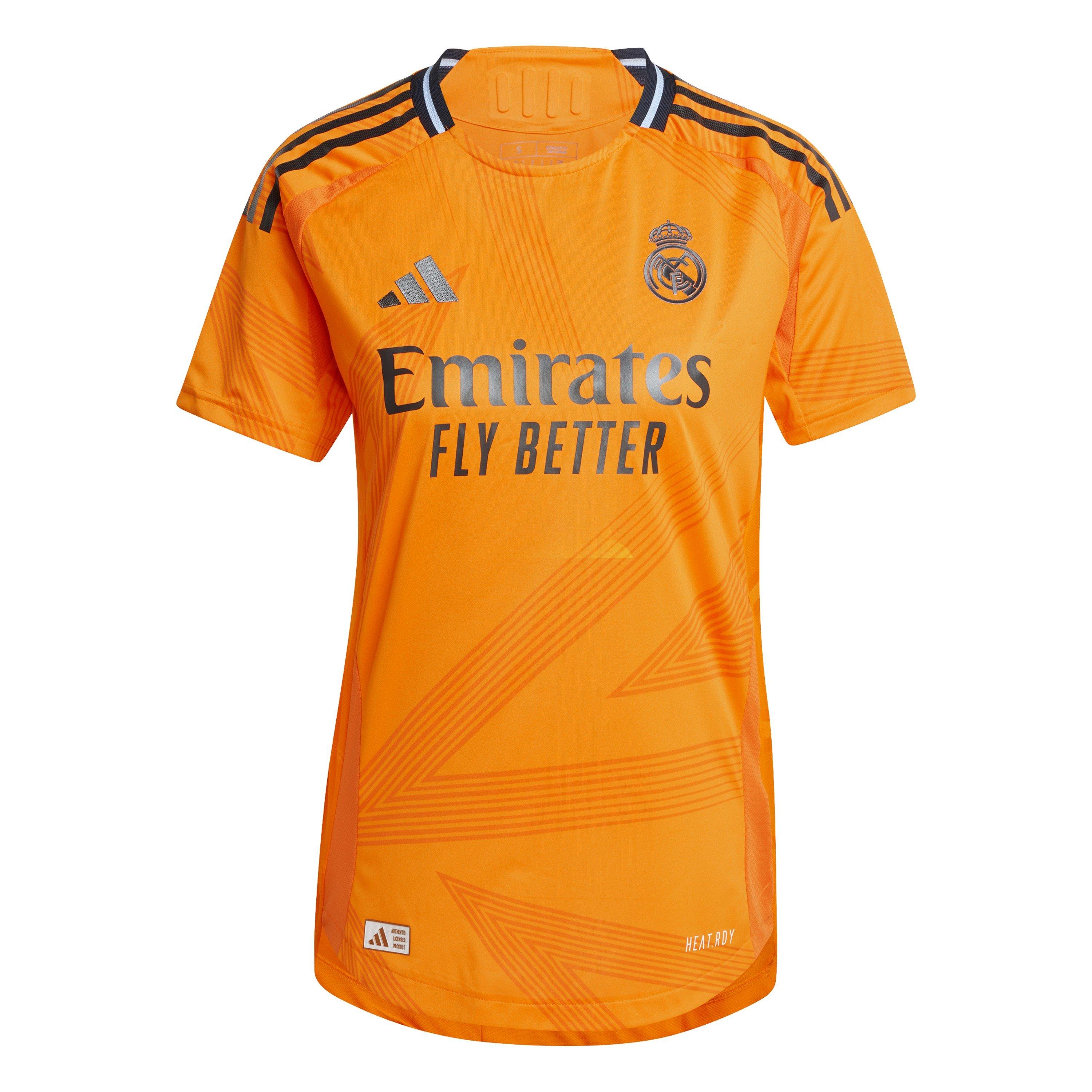 Adidas Women's Real A Jsy Au W T-Shirt - Crew Orange - 10 (S)