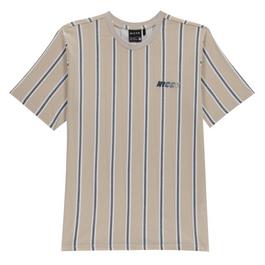 Nicce Coast Stripe T Shirt