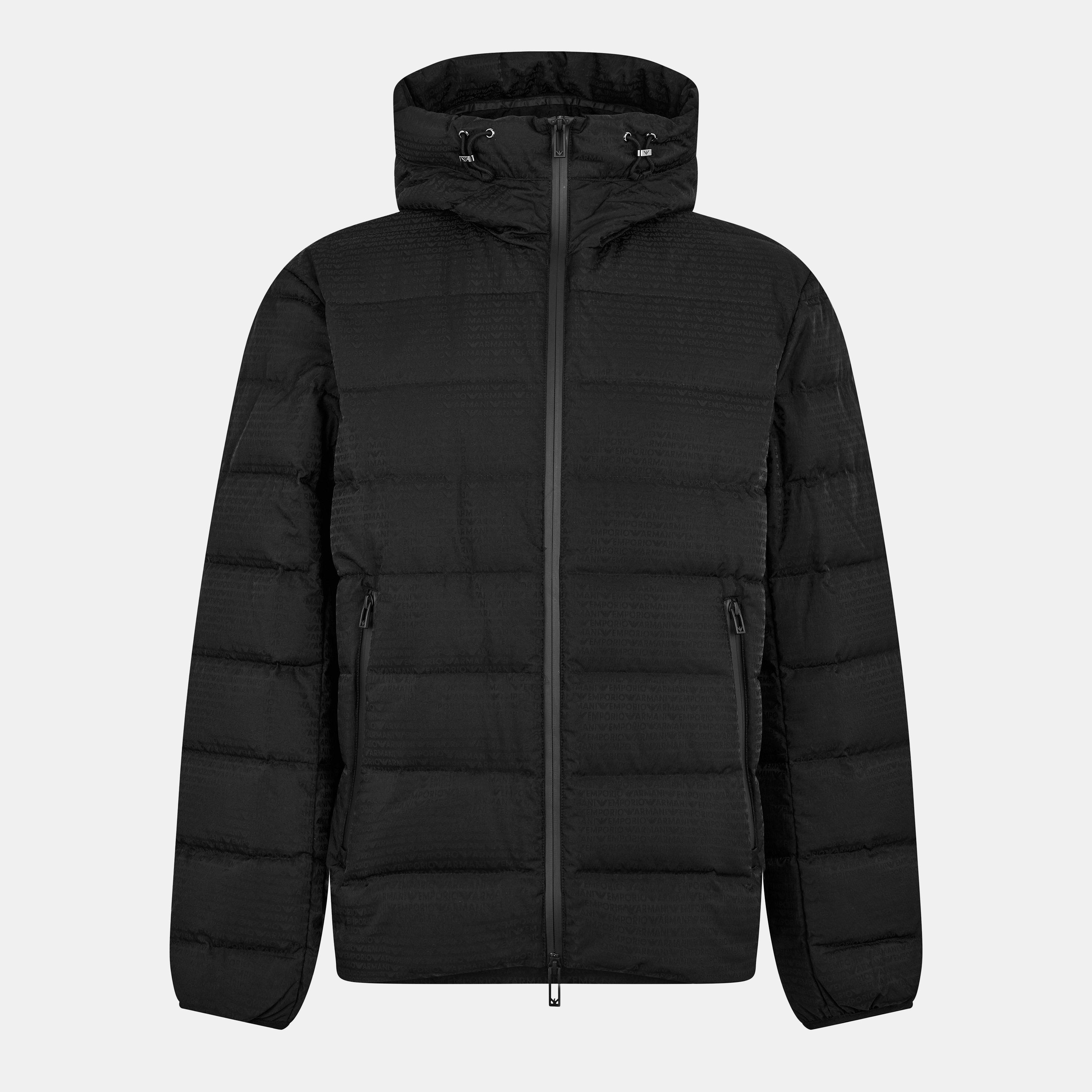 Emporio Armani Men's Insulated Short Puffer Jacket - Black UC001 - XL