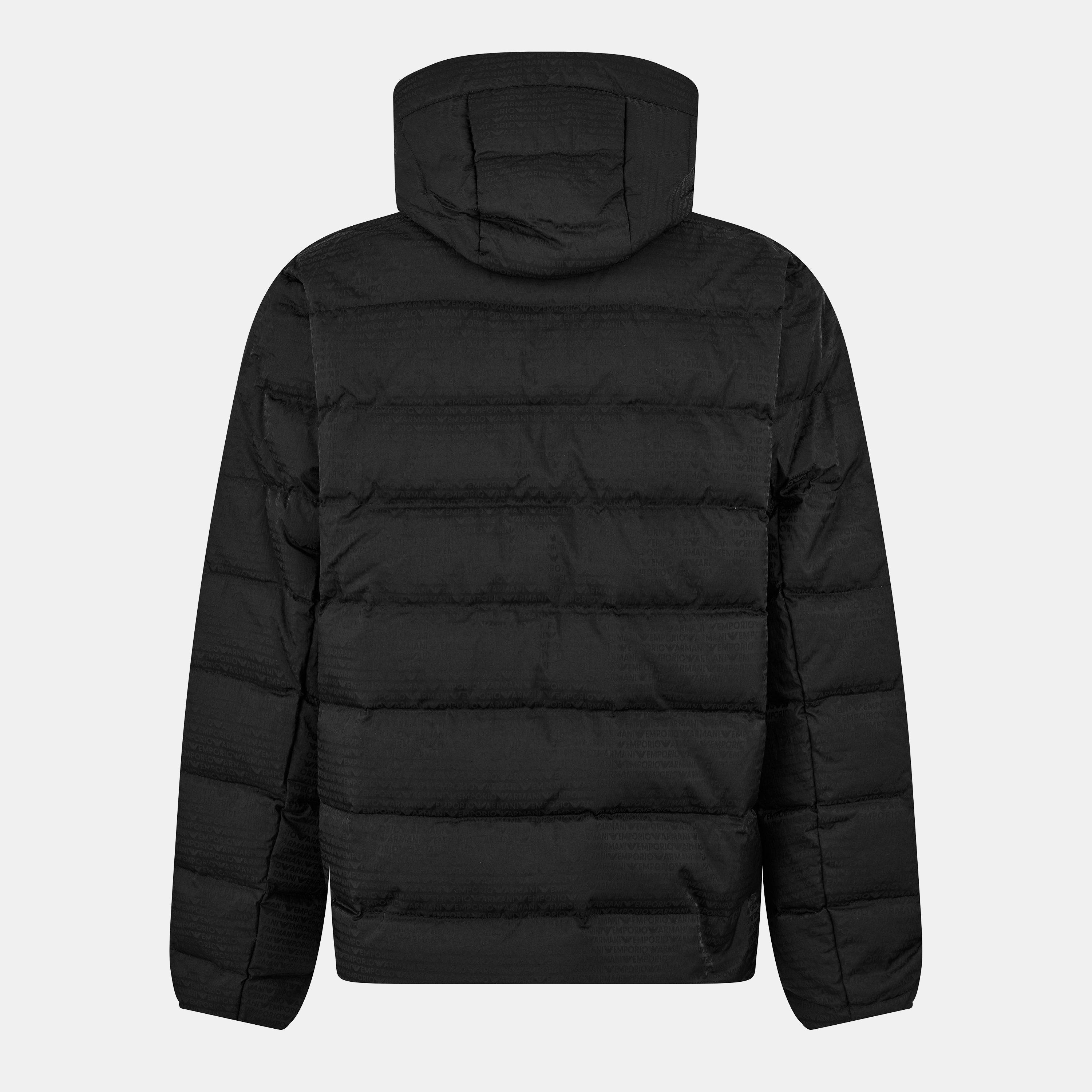 Black UC001 - Emporio Armani - Men's  Insulated Short Puffer Jacket - 2