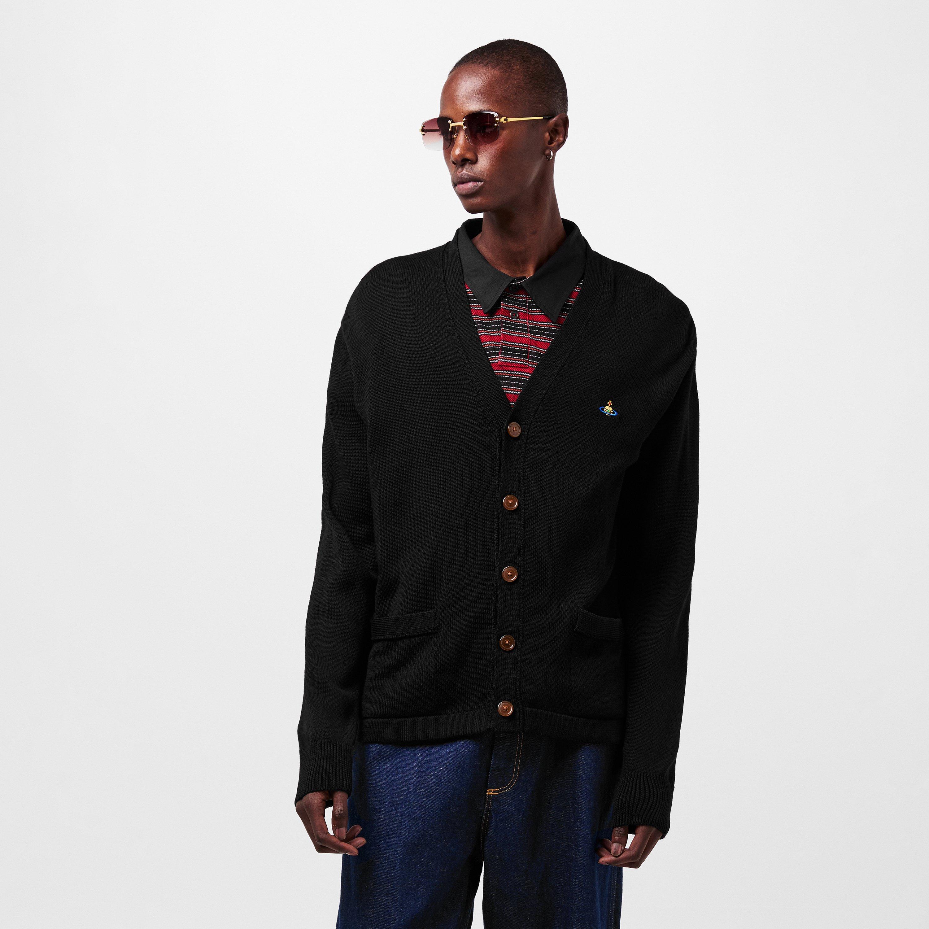 Black - Vivienne Westwood - Men's Viv Alex Cardigan - 3