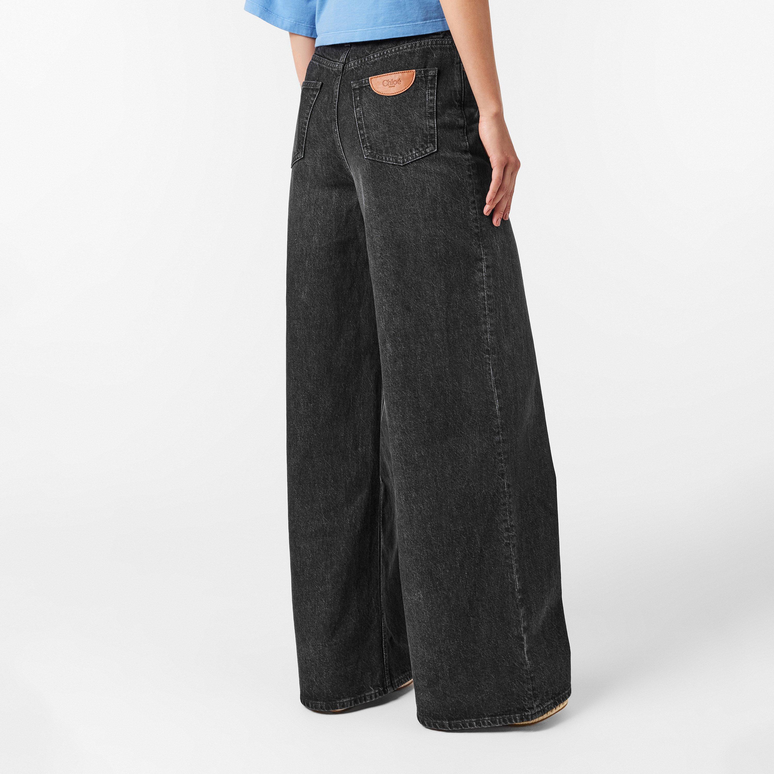 Onyx Black - Chloe - Women's Flared Jeans, Flared Style - 4