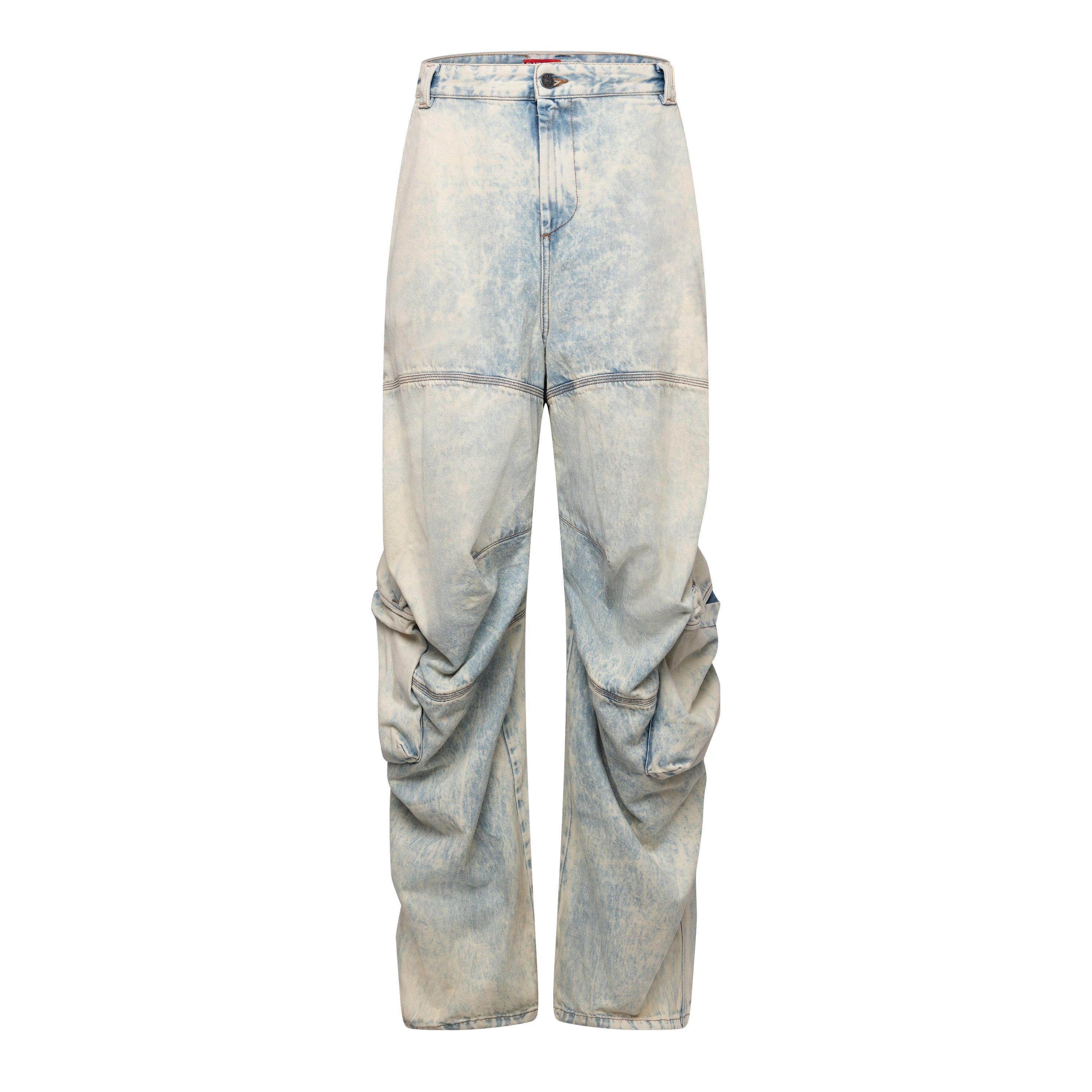 Blue Denim - Diesel - Men's D-Arne-S Cargo Jeans - 1