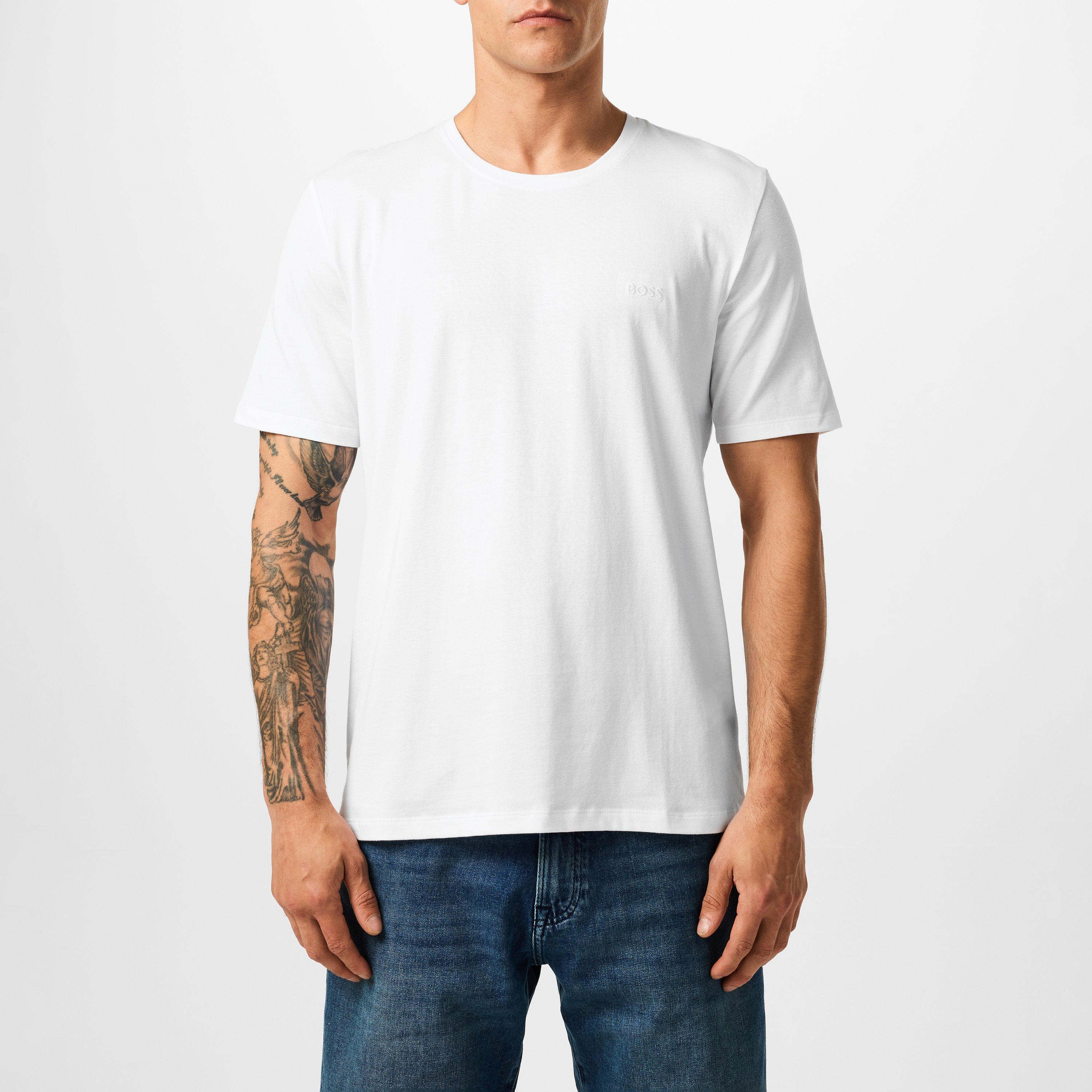 White 100 - Boss - Men's MixMatch Premium Cotton T-Shirt - 3