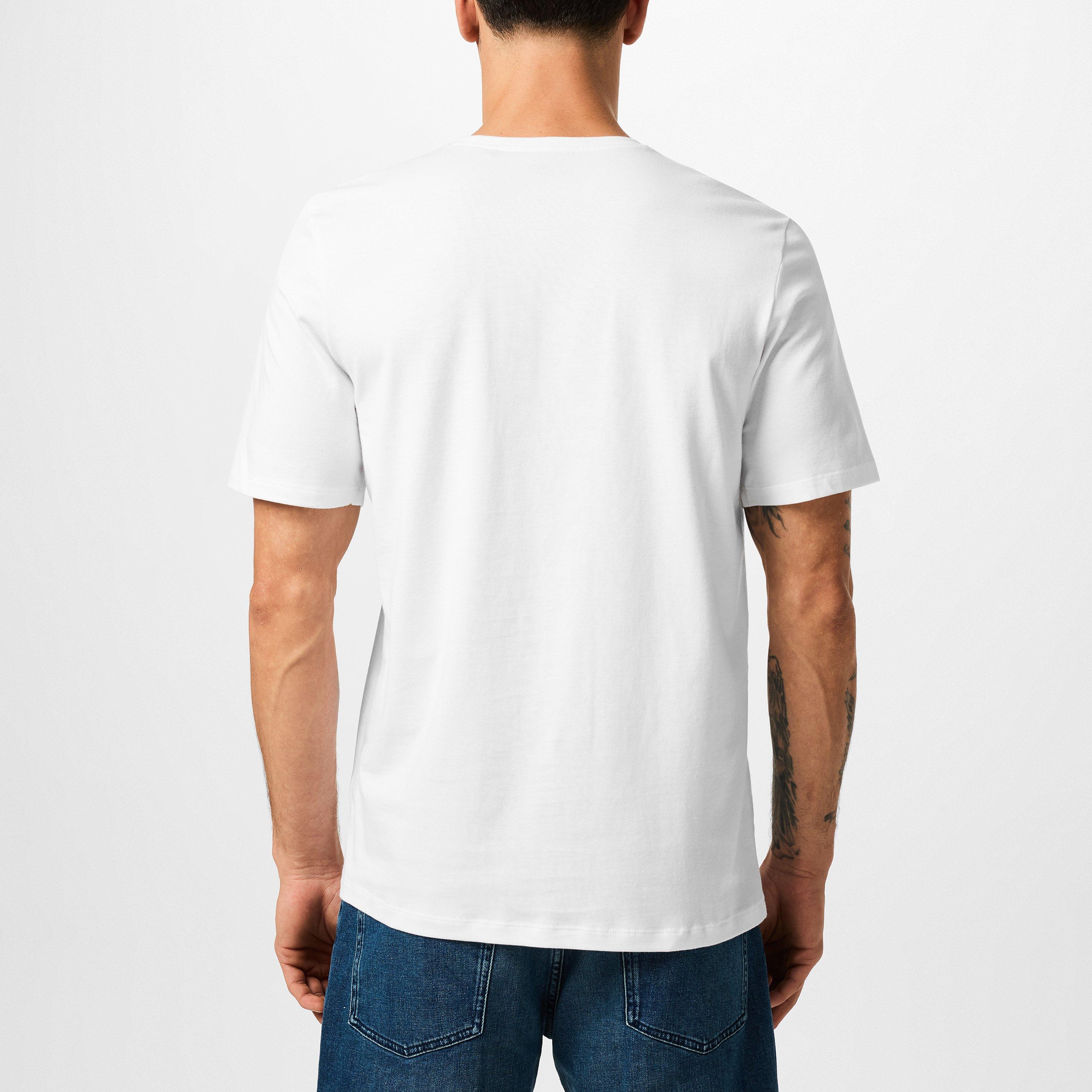 White 100 - Boss - Men's MixMatch Premium Cotton T-Shirt - 4