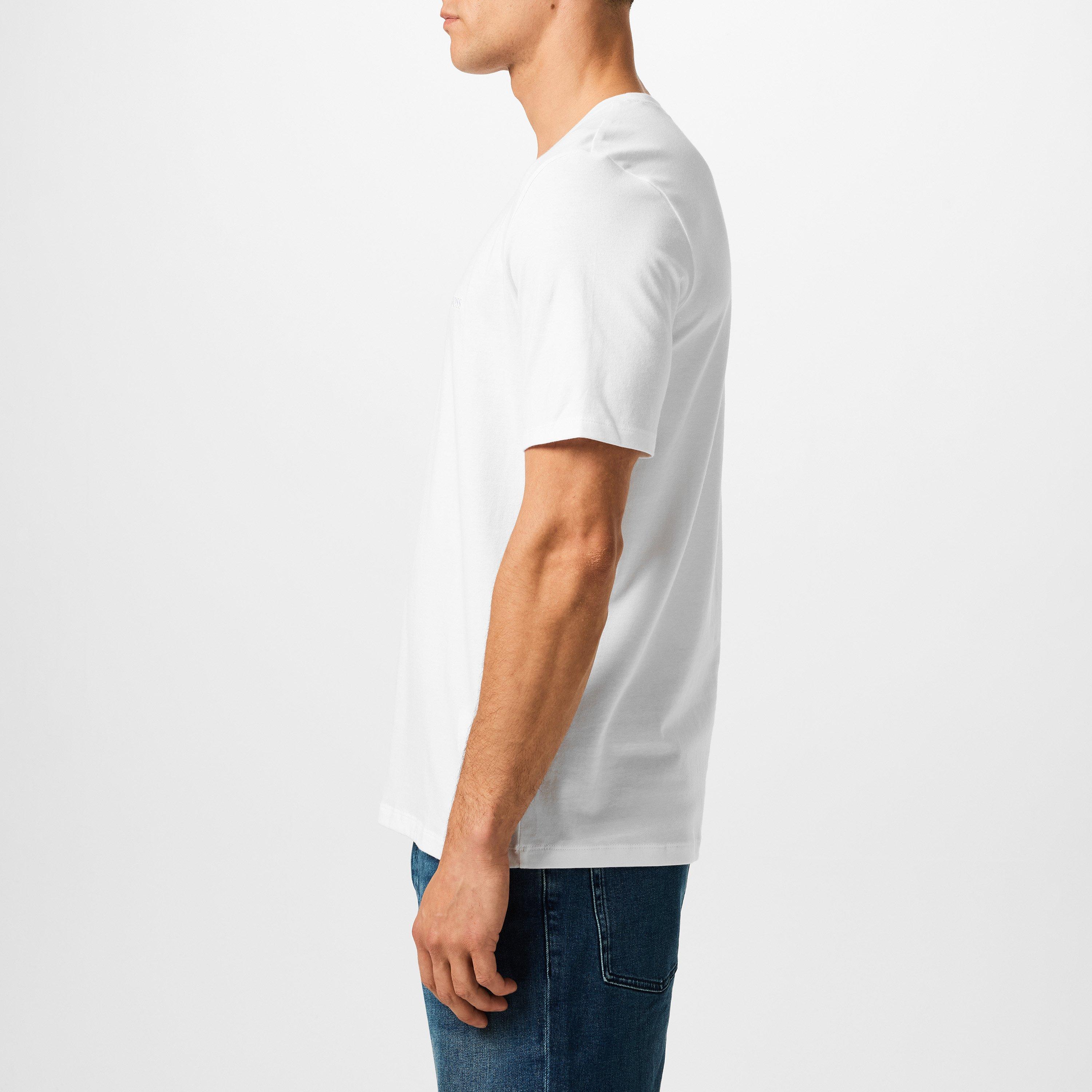 White 100 - Boss - Men's MixMatch Premium Cotton T-Shirt - 5