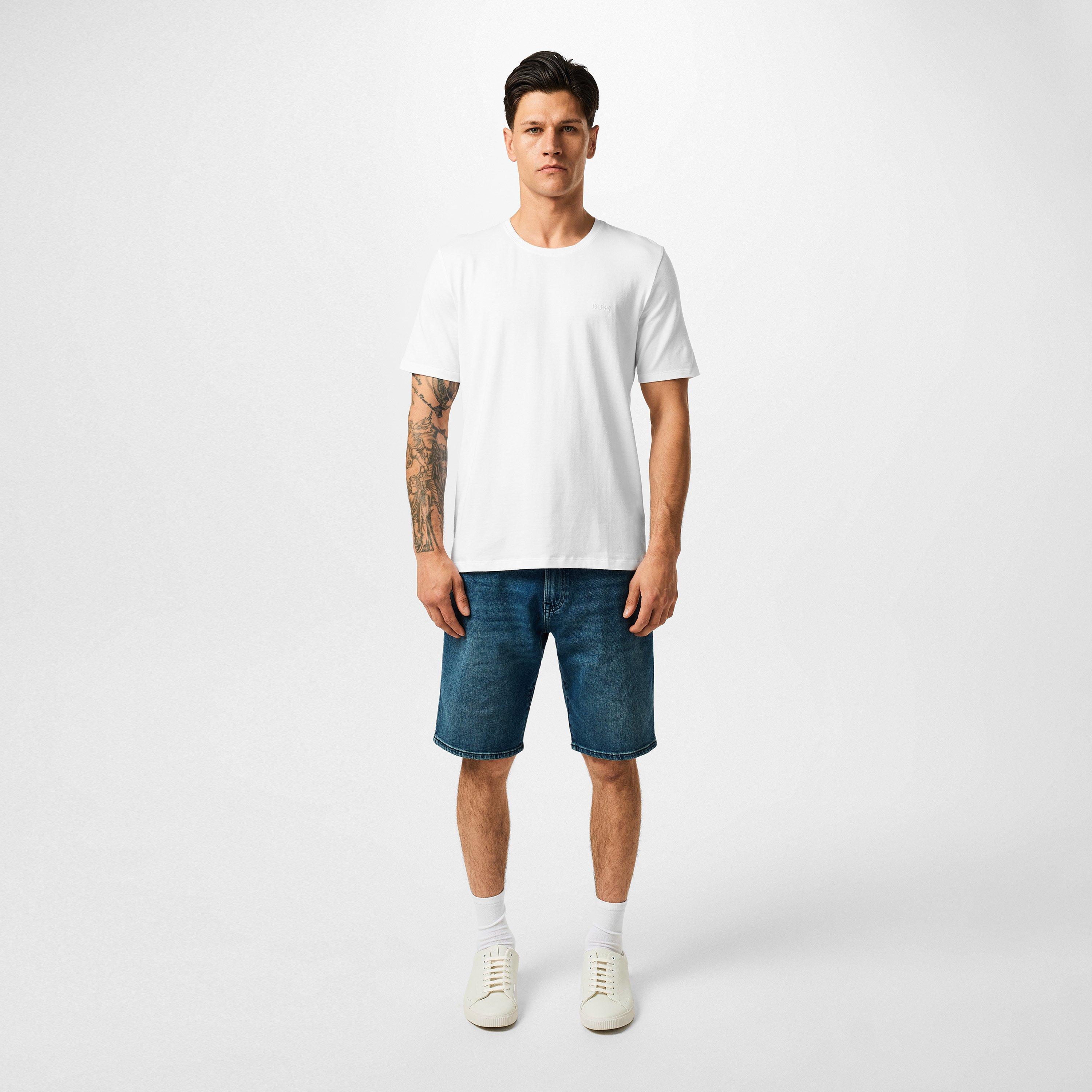 White 100 - Boss - Men's MixMatch Premium Cotton T-Shirt - 6