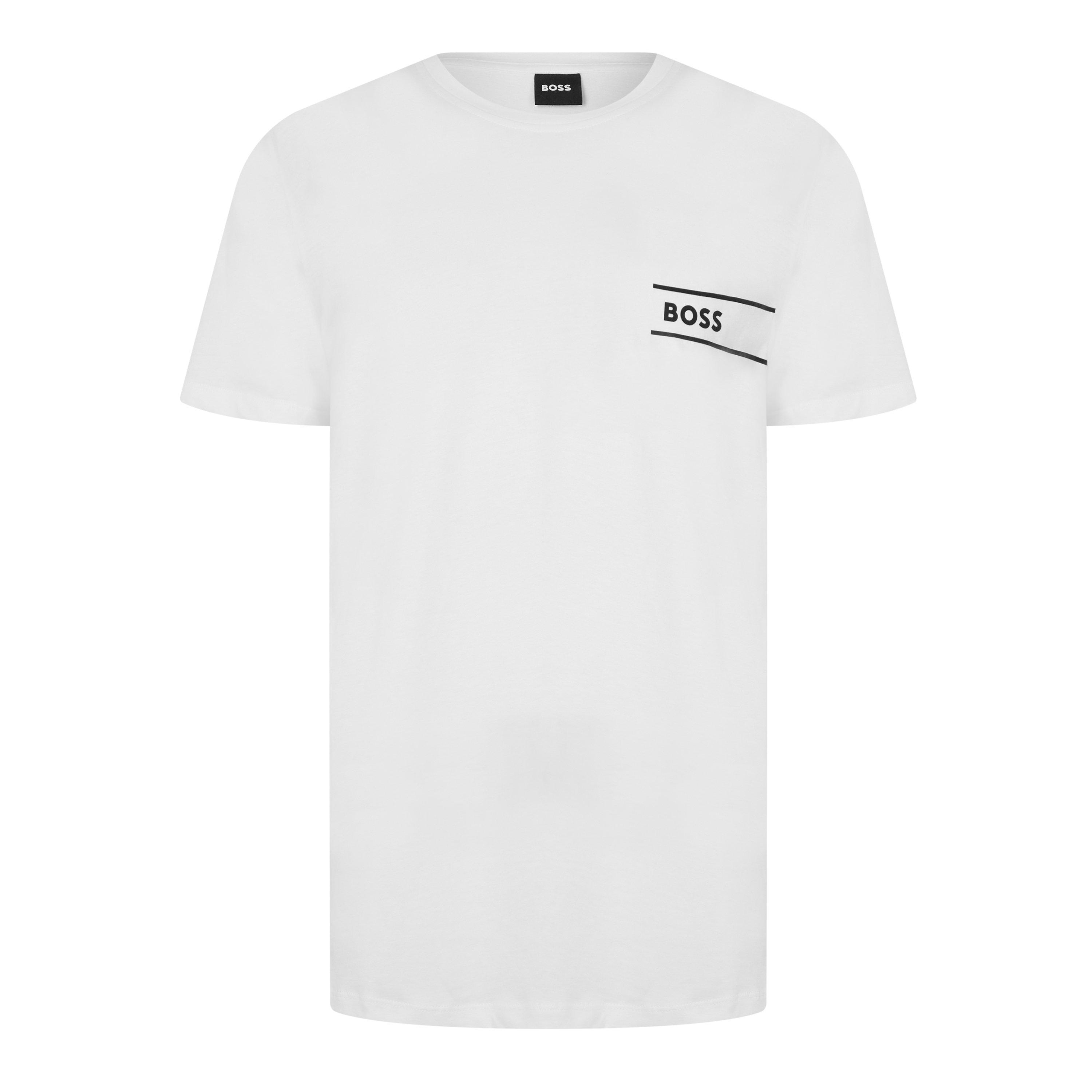 White 100 - Boss - Men's HBW Logo T-Shirt - 7