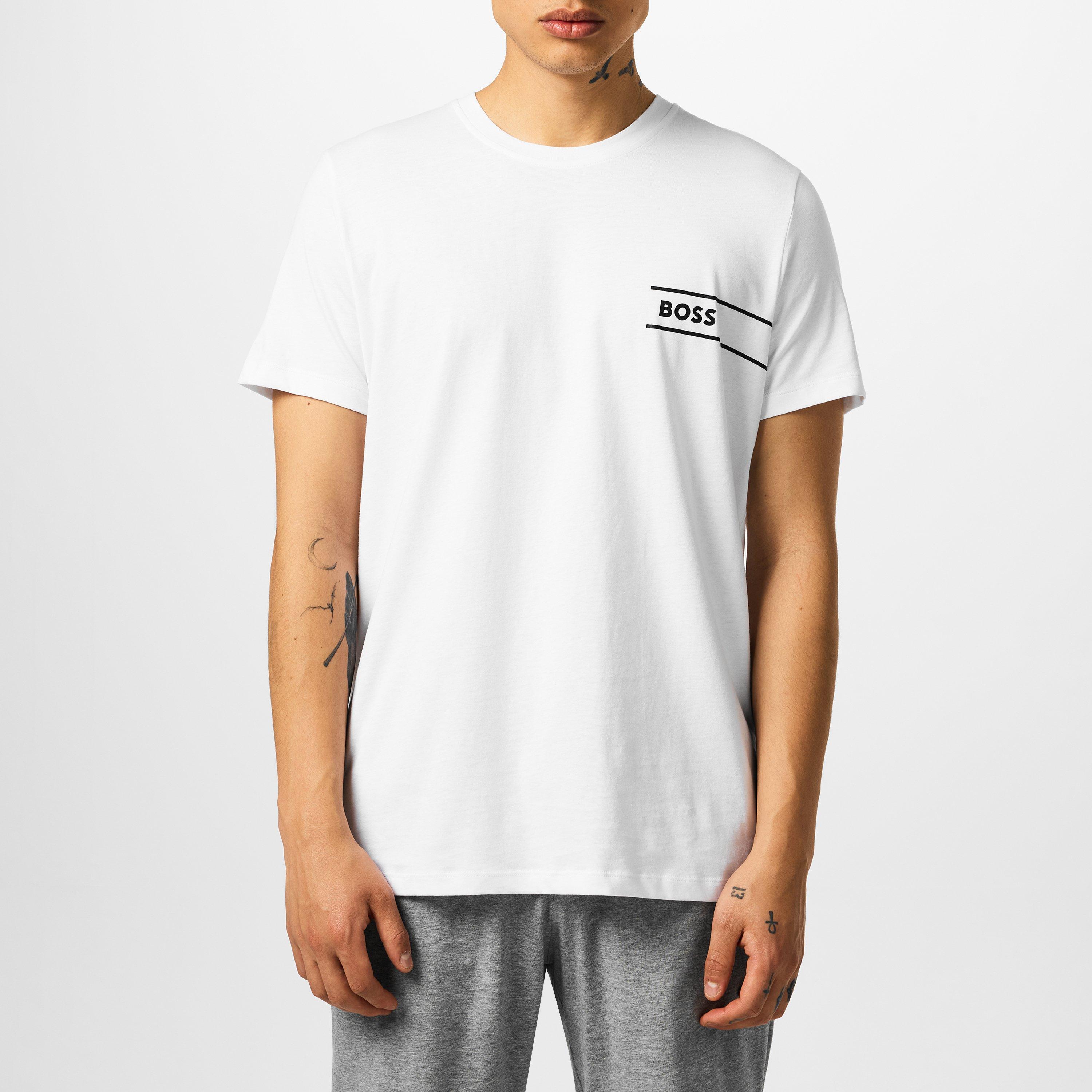 White 100 - Boss - Men's HBW Logo T-Shirt - 3