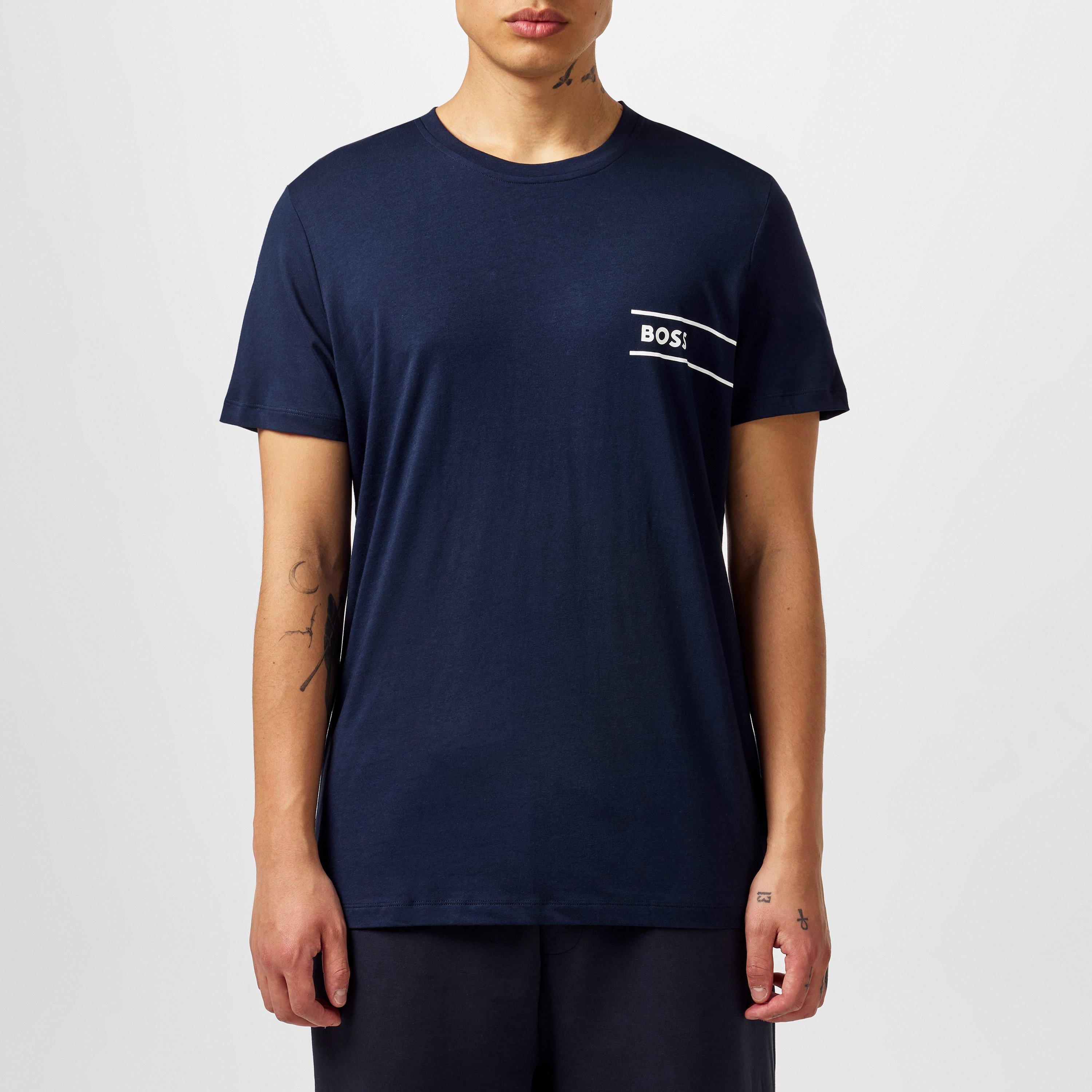 Dark Blue 405 - Boss - Men's HBW Logo T-Shirt - 3