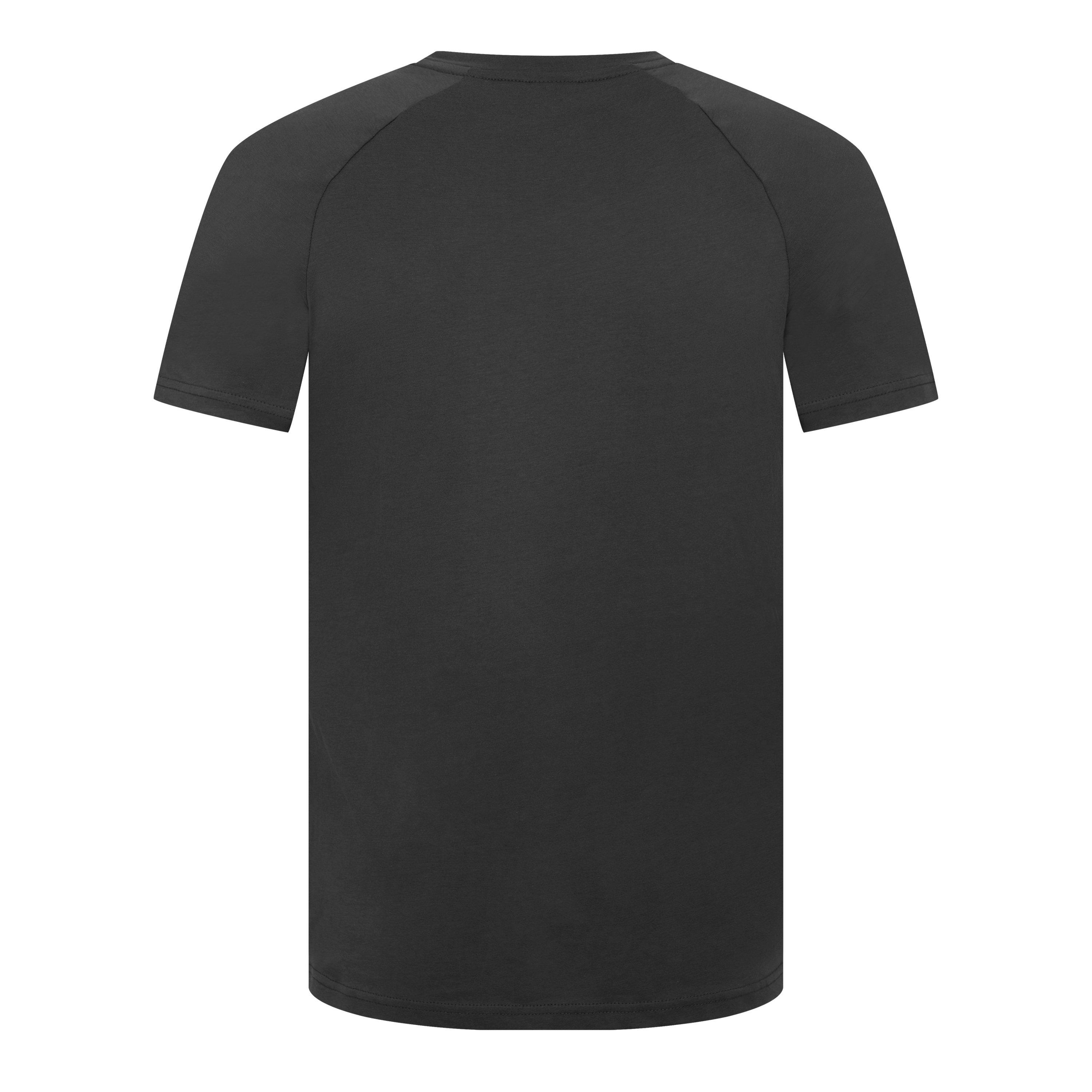 Charcoal 011 - Boss - Men's Logo Cotton Short Sleeve Crew Neck Slim Fit T-Shirt - 2