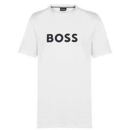 Boss Logo Print T Shirt