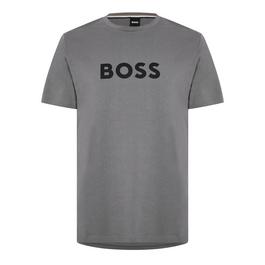 Boss Logo Print T Shirt