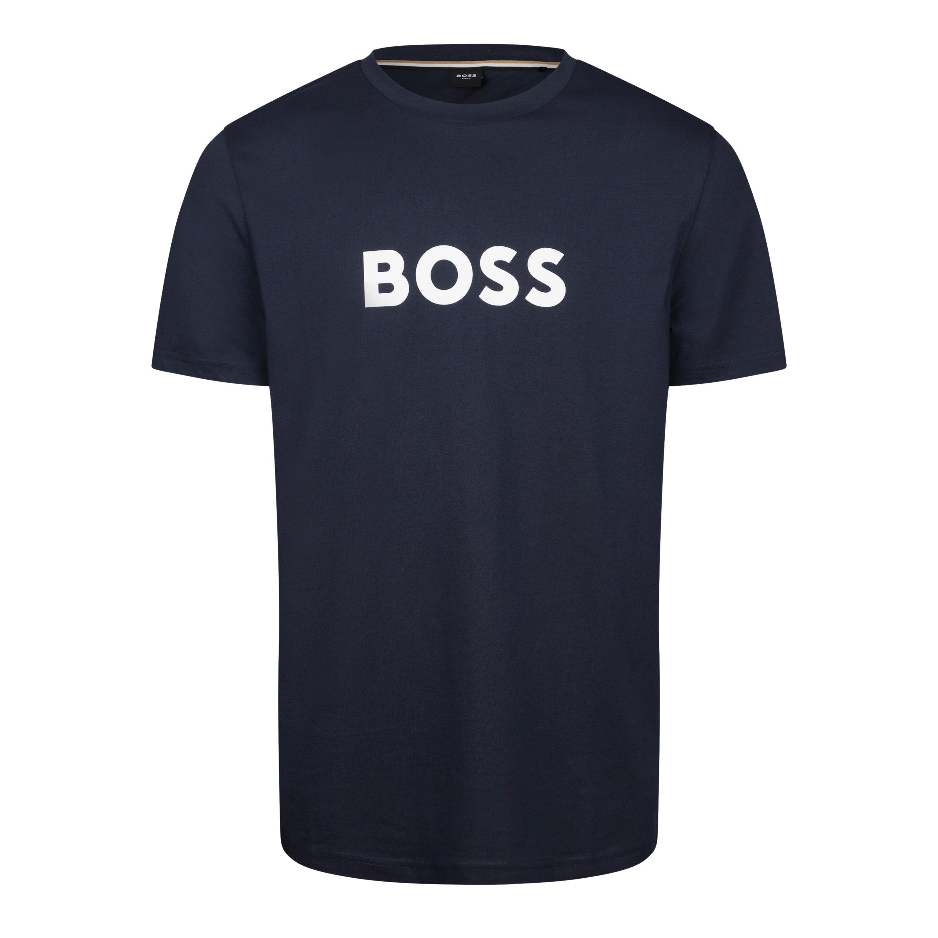 Boss Mens BOSS Bodywear Short Sleeve T-Shirt with Logo Print Detail