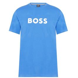 Boss Logo Print T Shirt