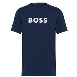 Boss Logo Print T Shirt