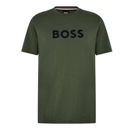 Boss Logo Print T Shirt